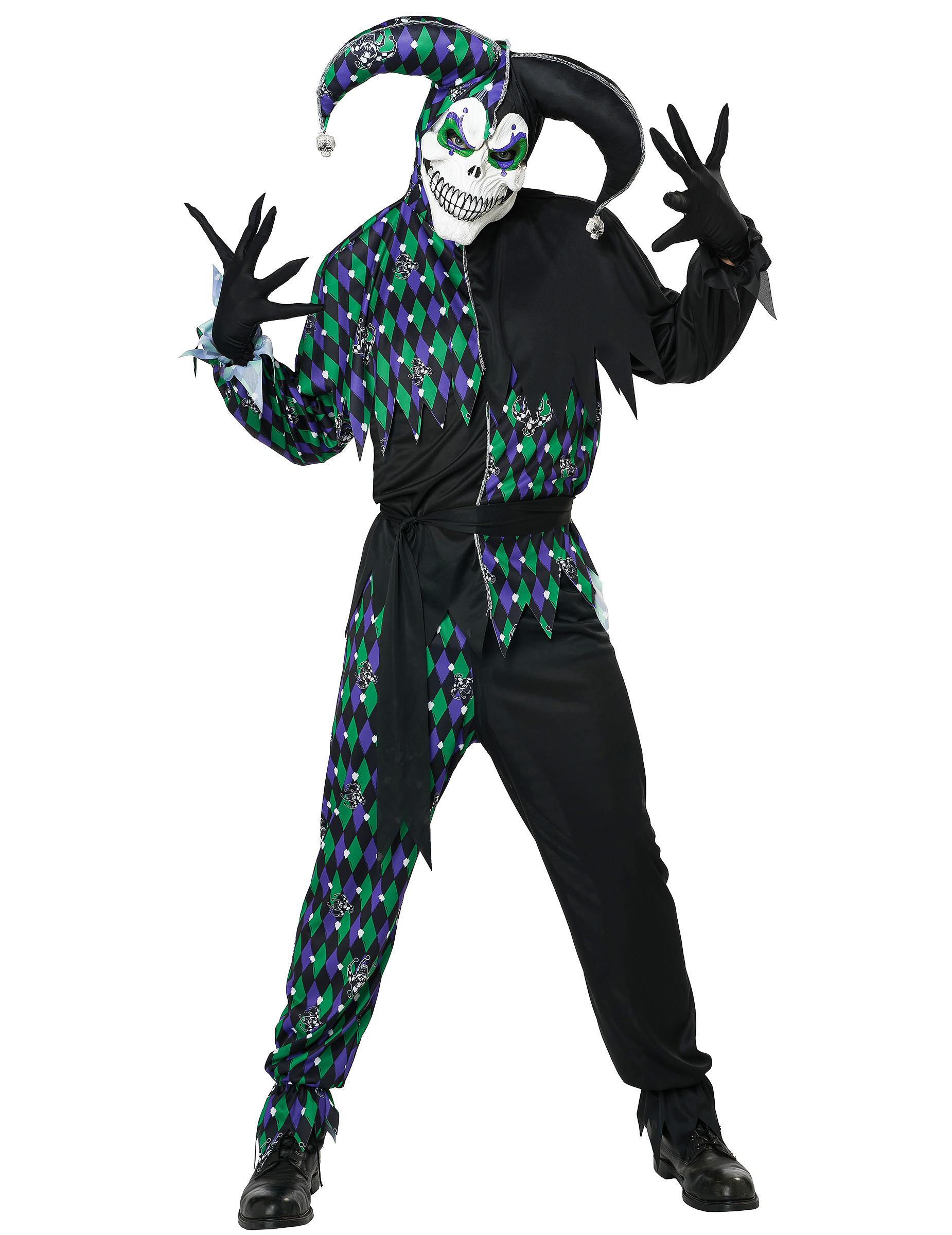 Déguisement clown monstrueux luxe adulte