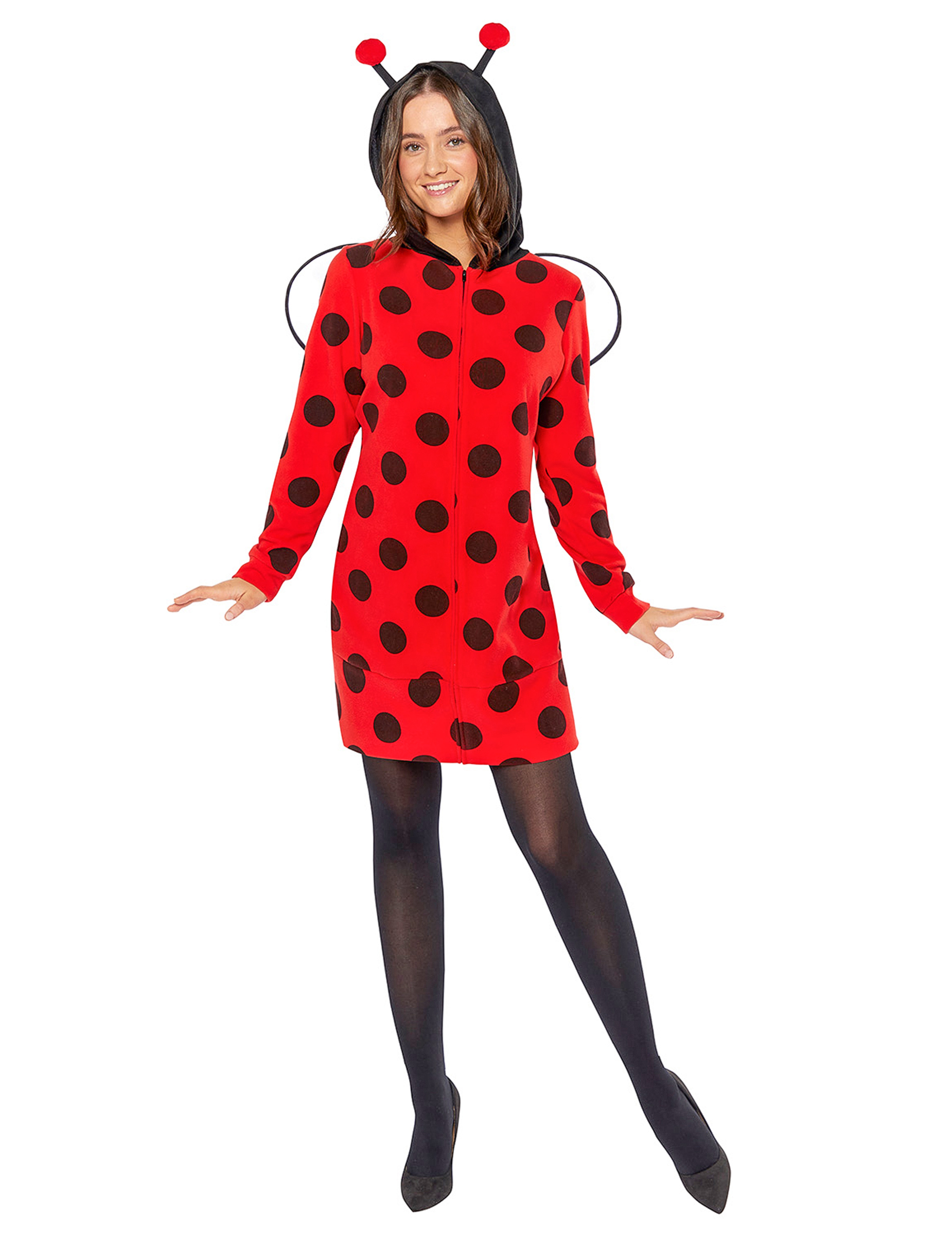 Déguisement coccinelle à pois femme