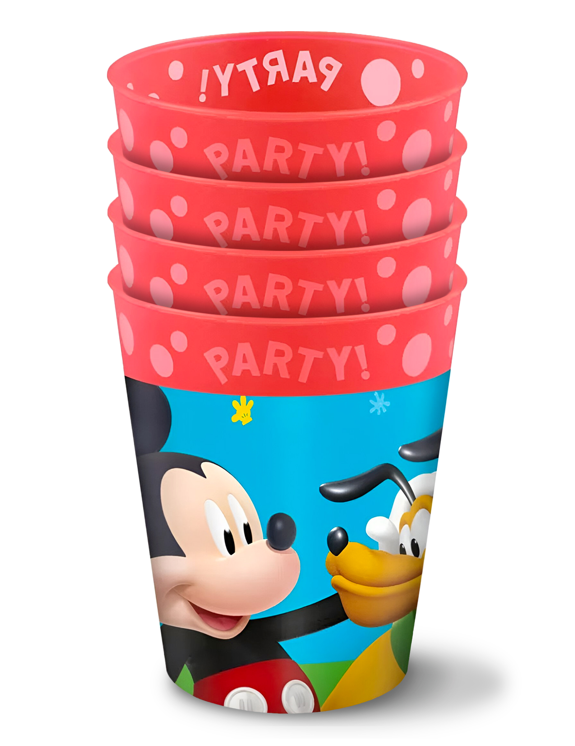 4 Gobelets réutilisables Mickey250ml