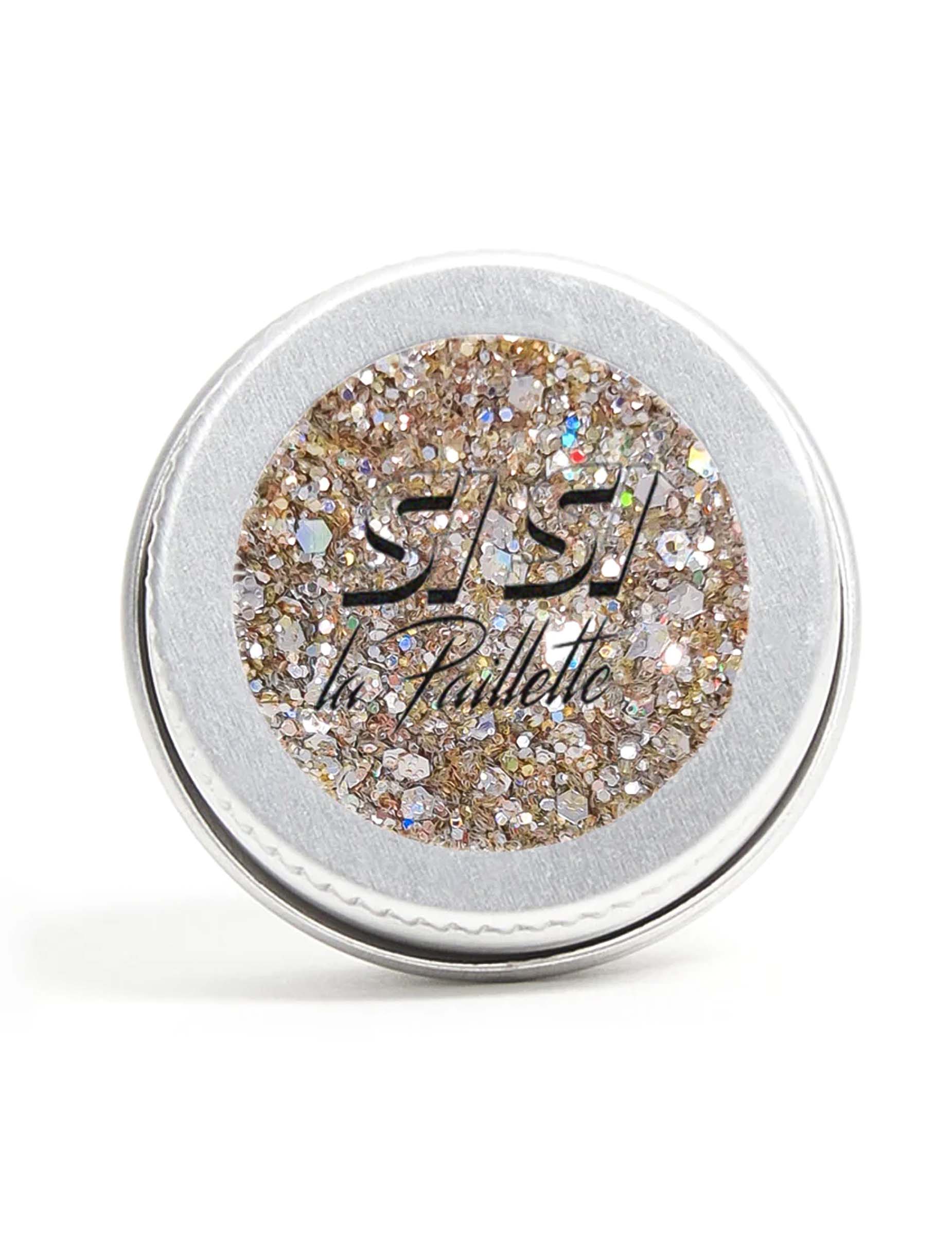 Paillettes biodégradables argentées runway métallique - Si si la paillette
