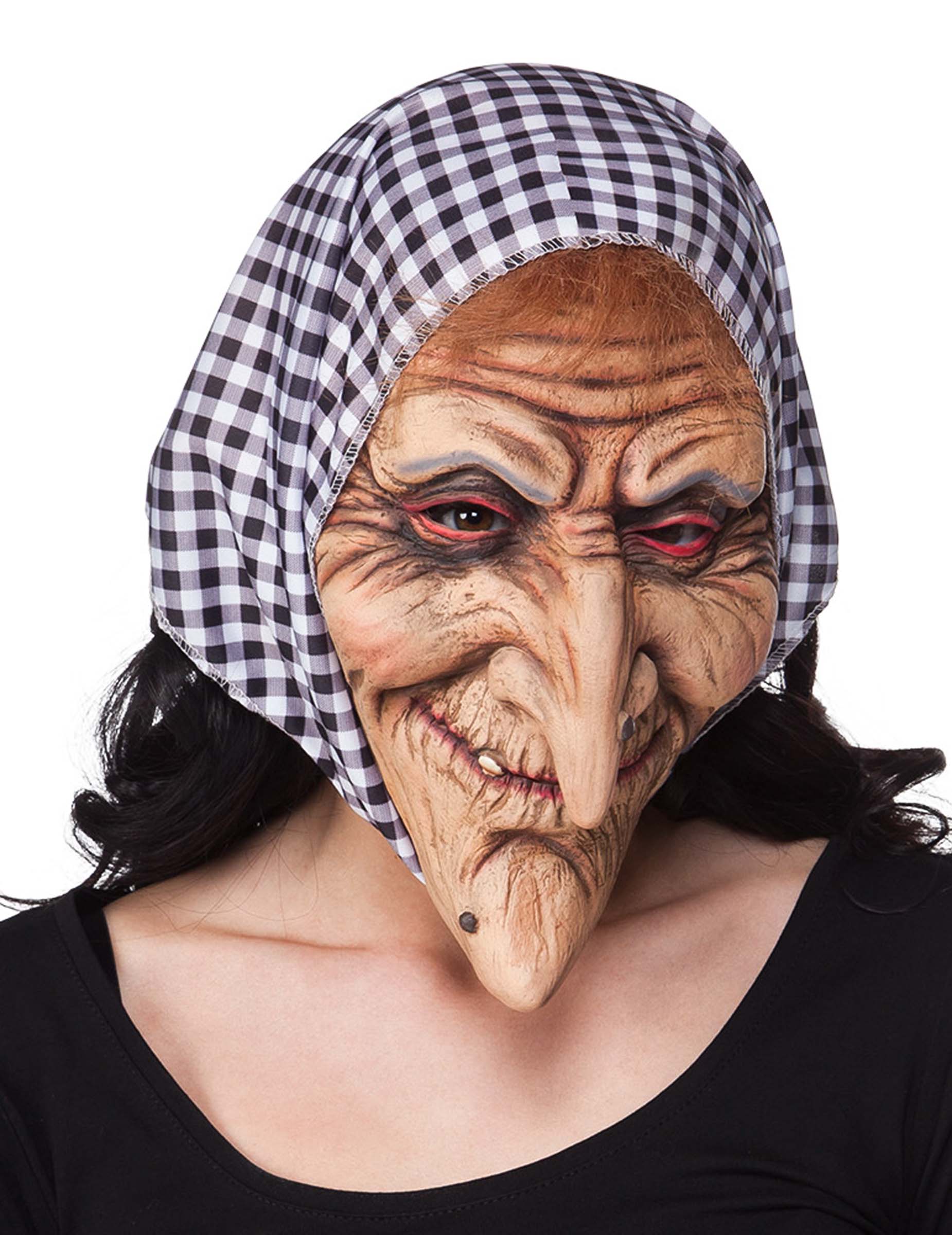 Masque vieille sorcière adulte