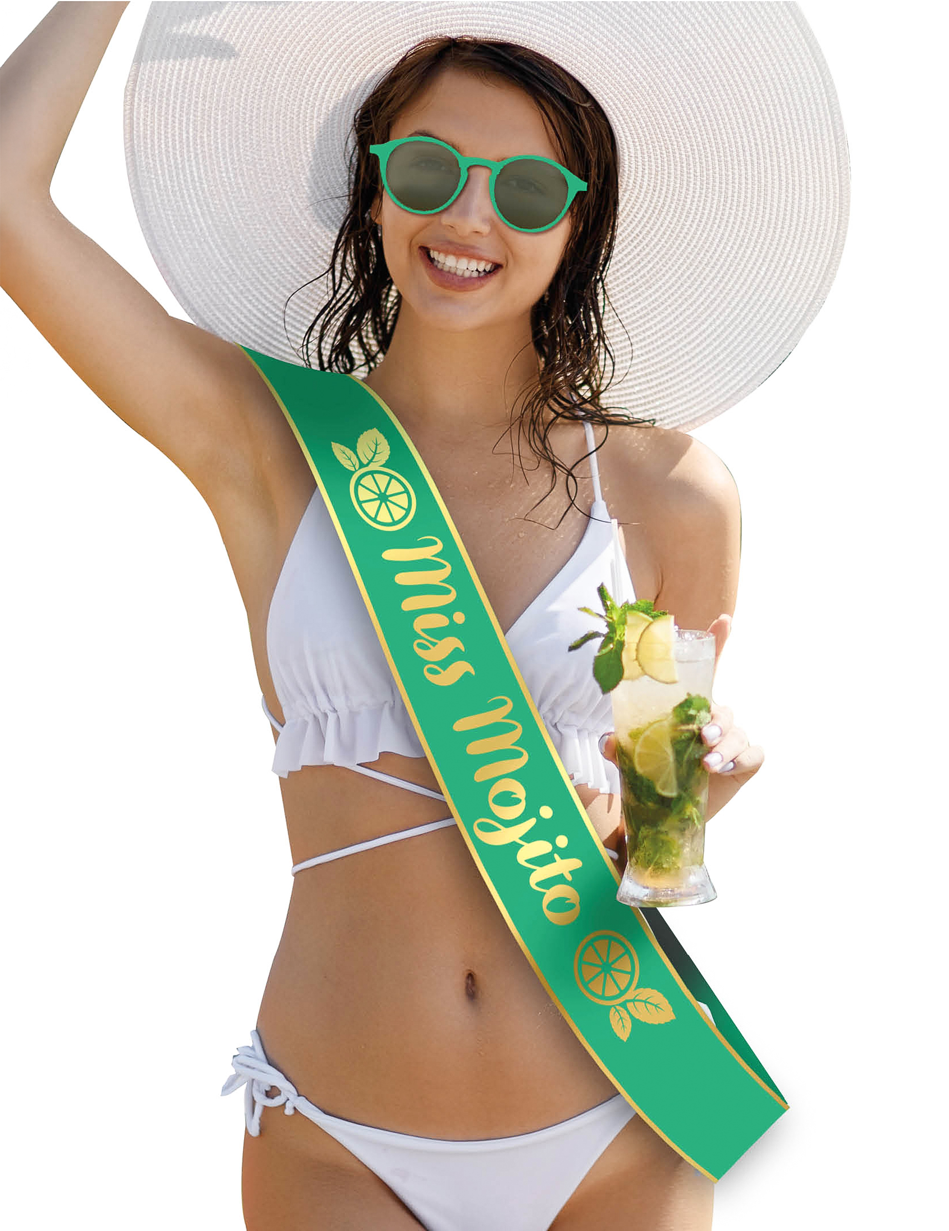 Echarpe Miss Mojito verte femme