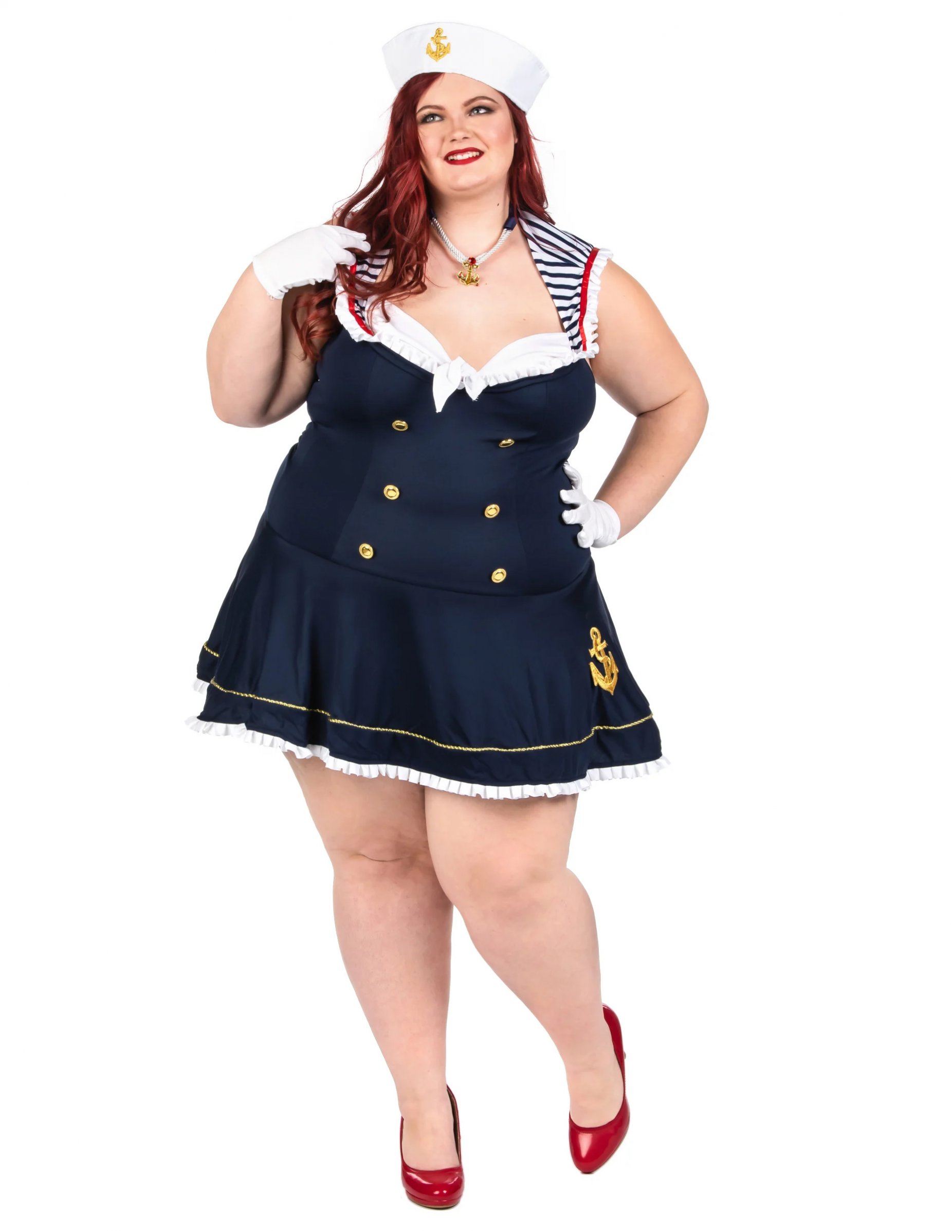 Déguisement marin sexy luxe grande taille femme