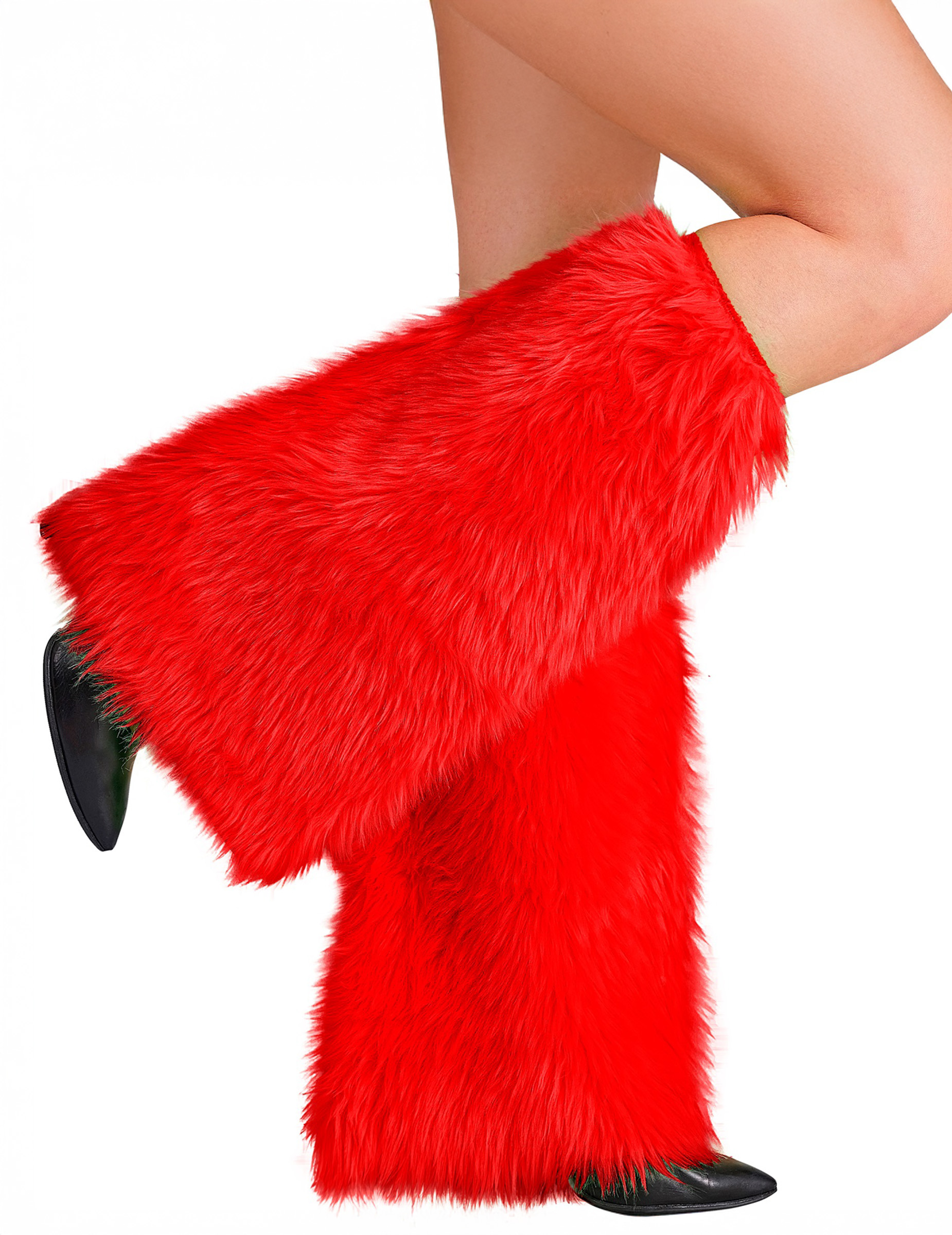 Jambières à poils rouges adulte