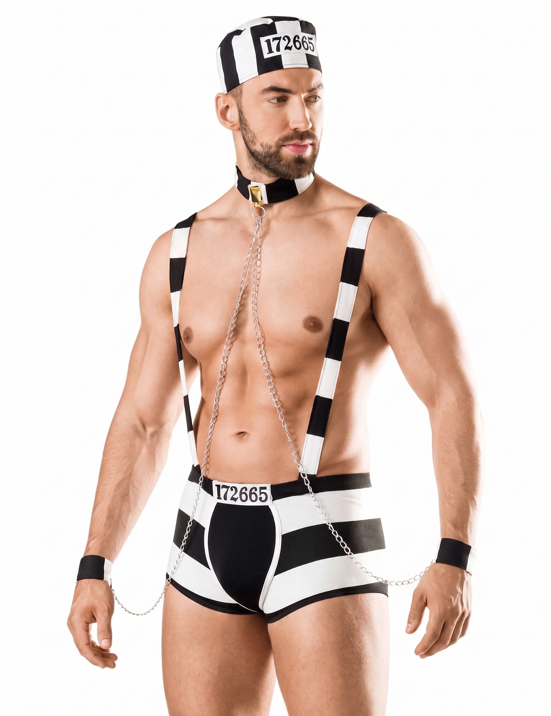 Déguisement de Prisonnier Sexy Luxe pour homme