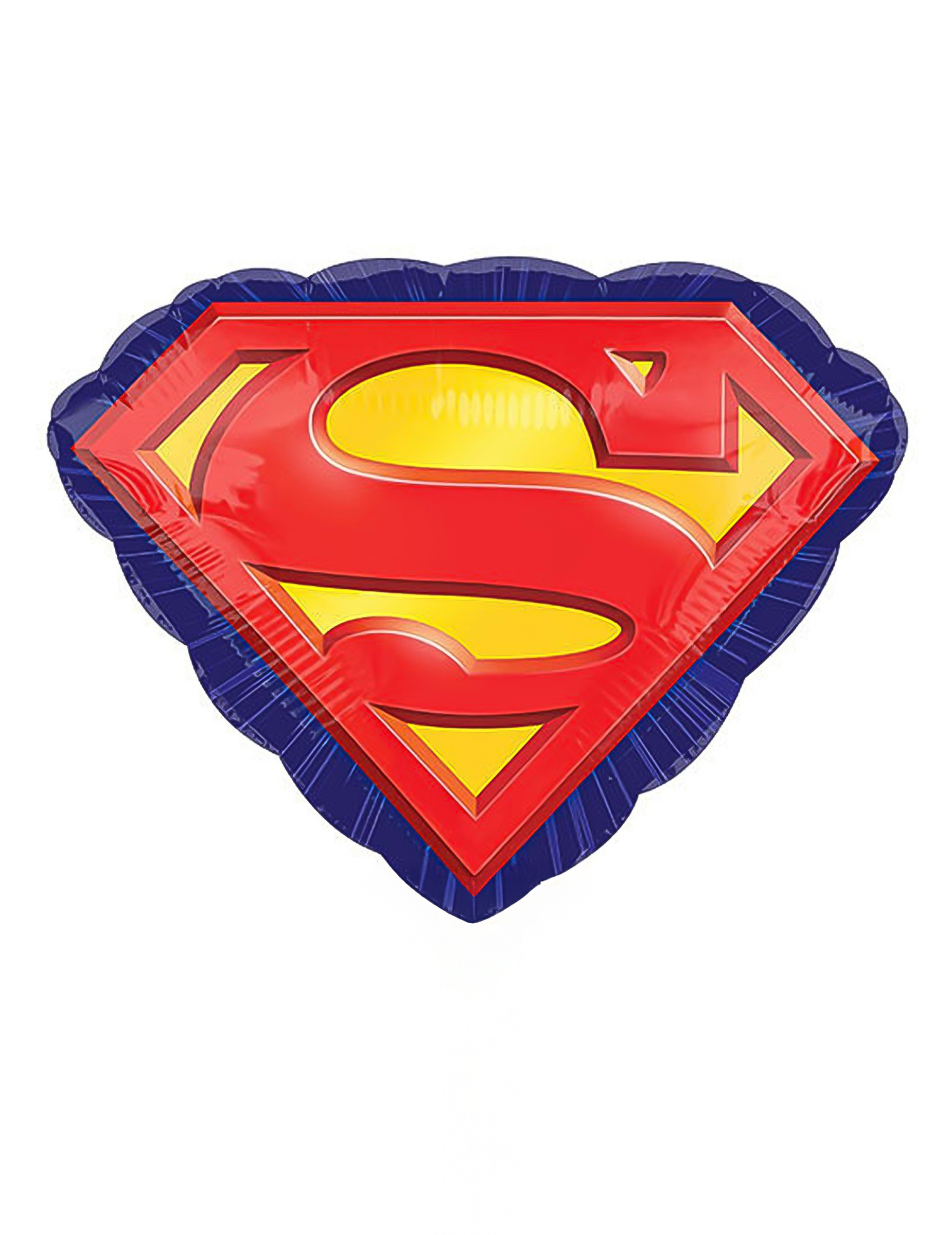 Petit ballon en aluminium Superman 25 x 20 cm