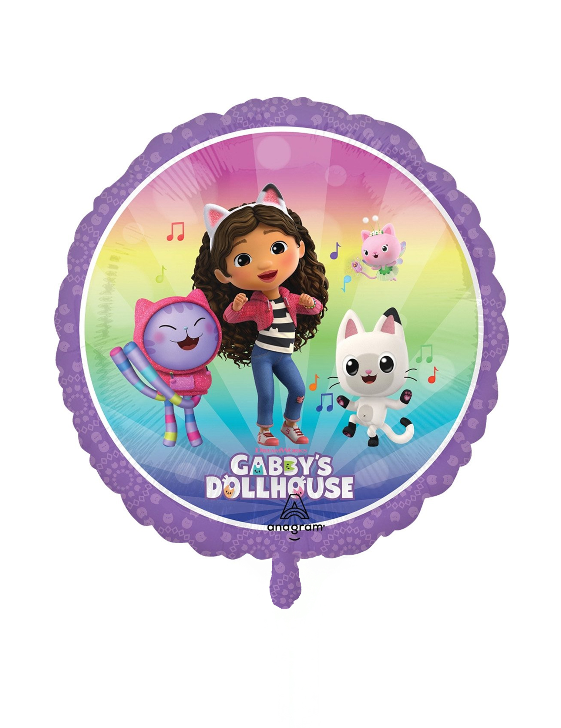 Petit ballon aluminium Gabby et la maison magique 22 cm