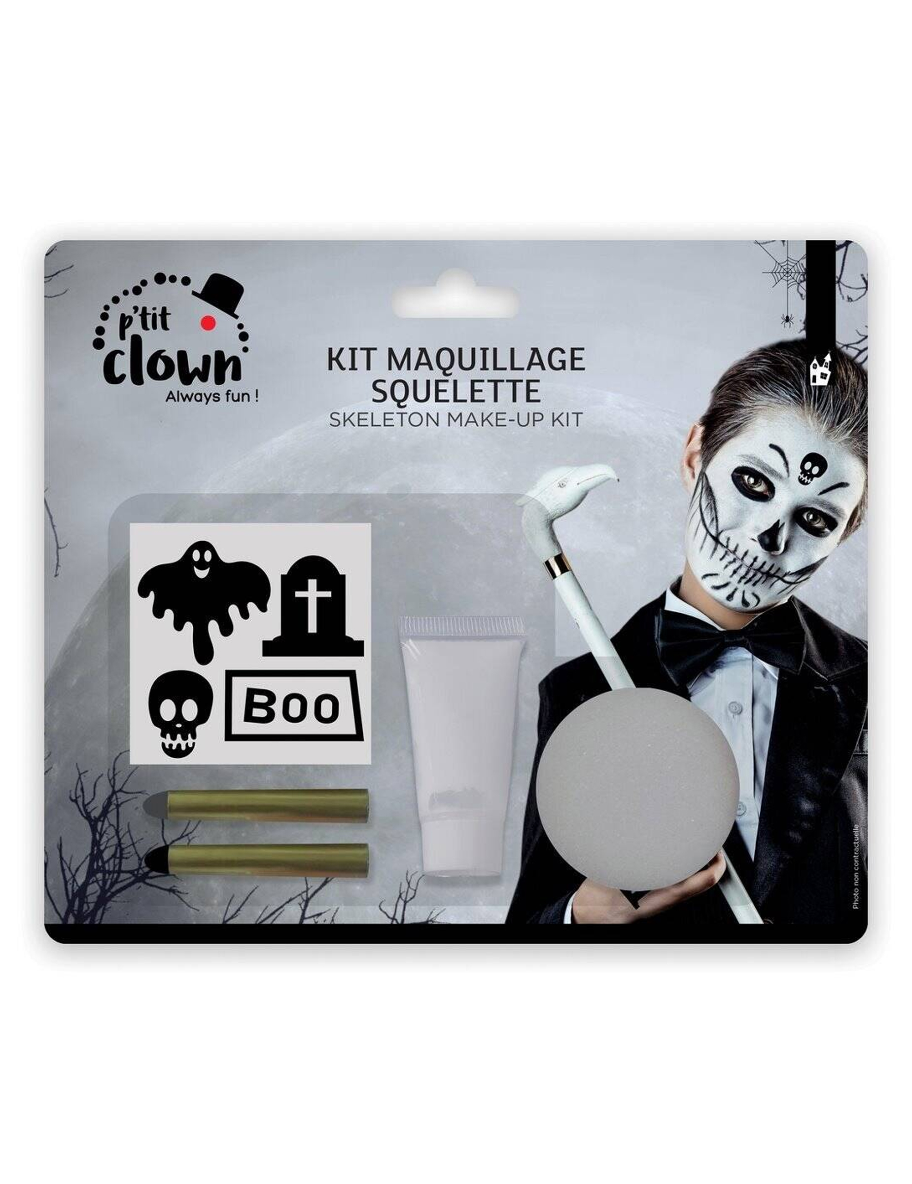 Kit maquillage squelette enfant