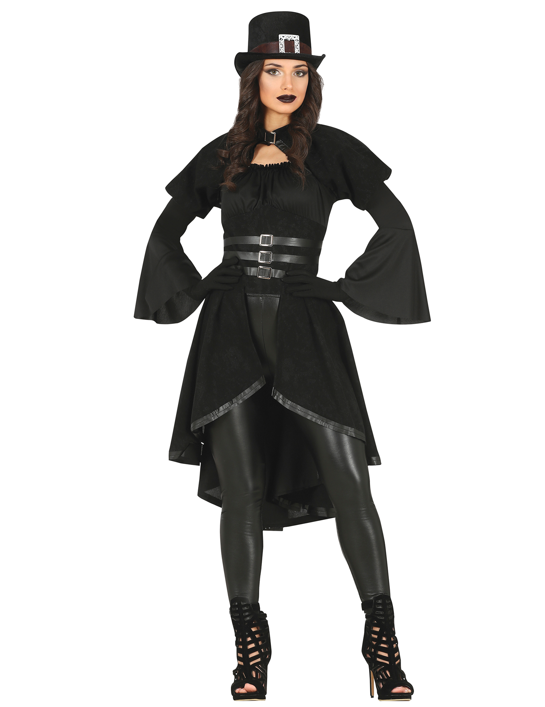 Déguisement gothique noir femme