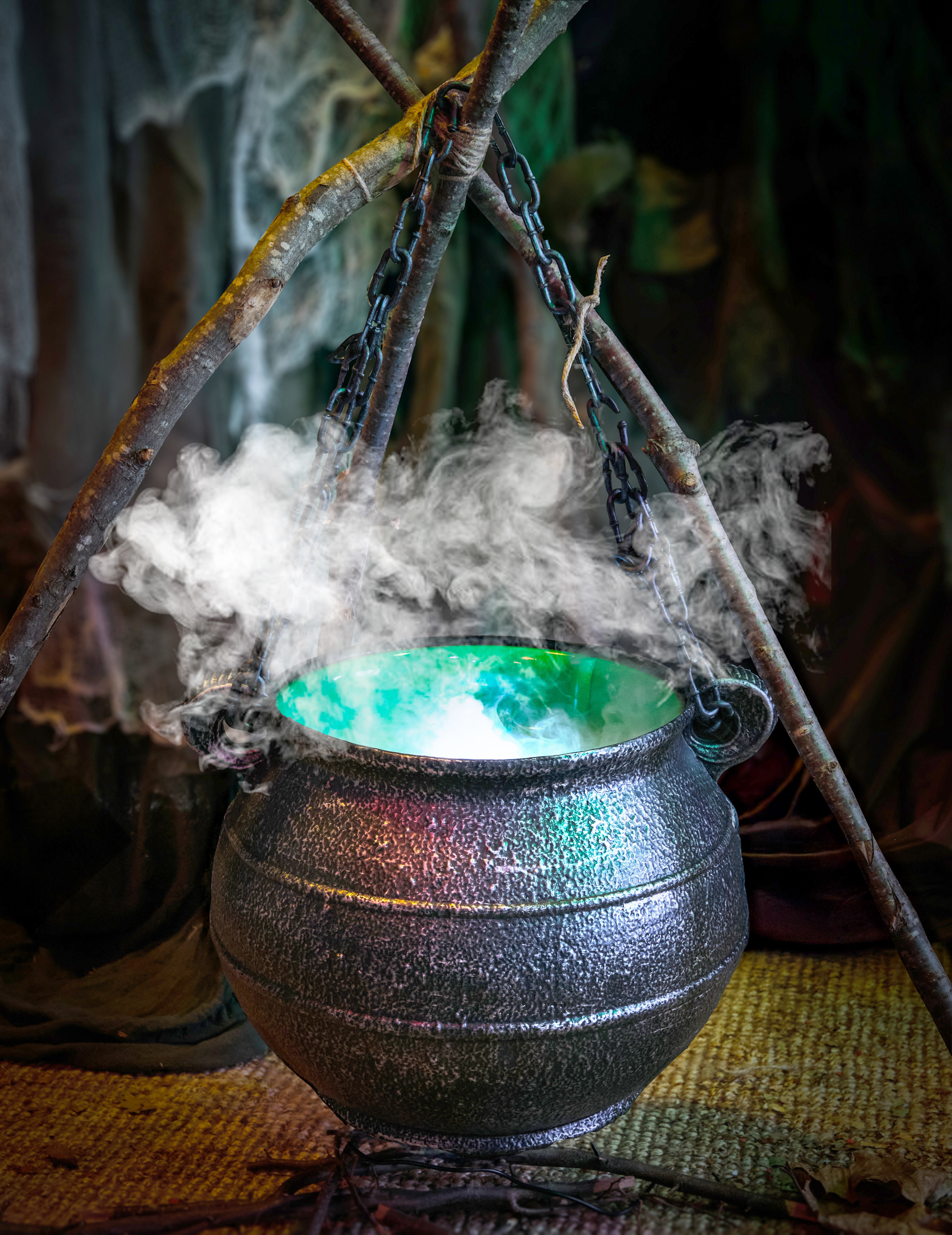 Chaudron de Sorcière avec Brumisateur 45cm