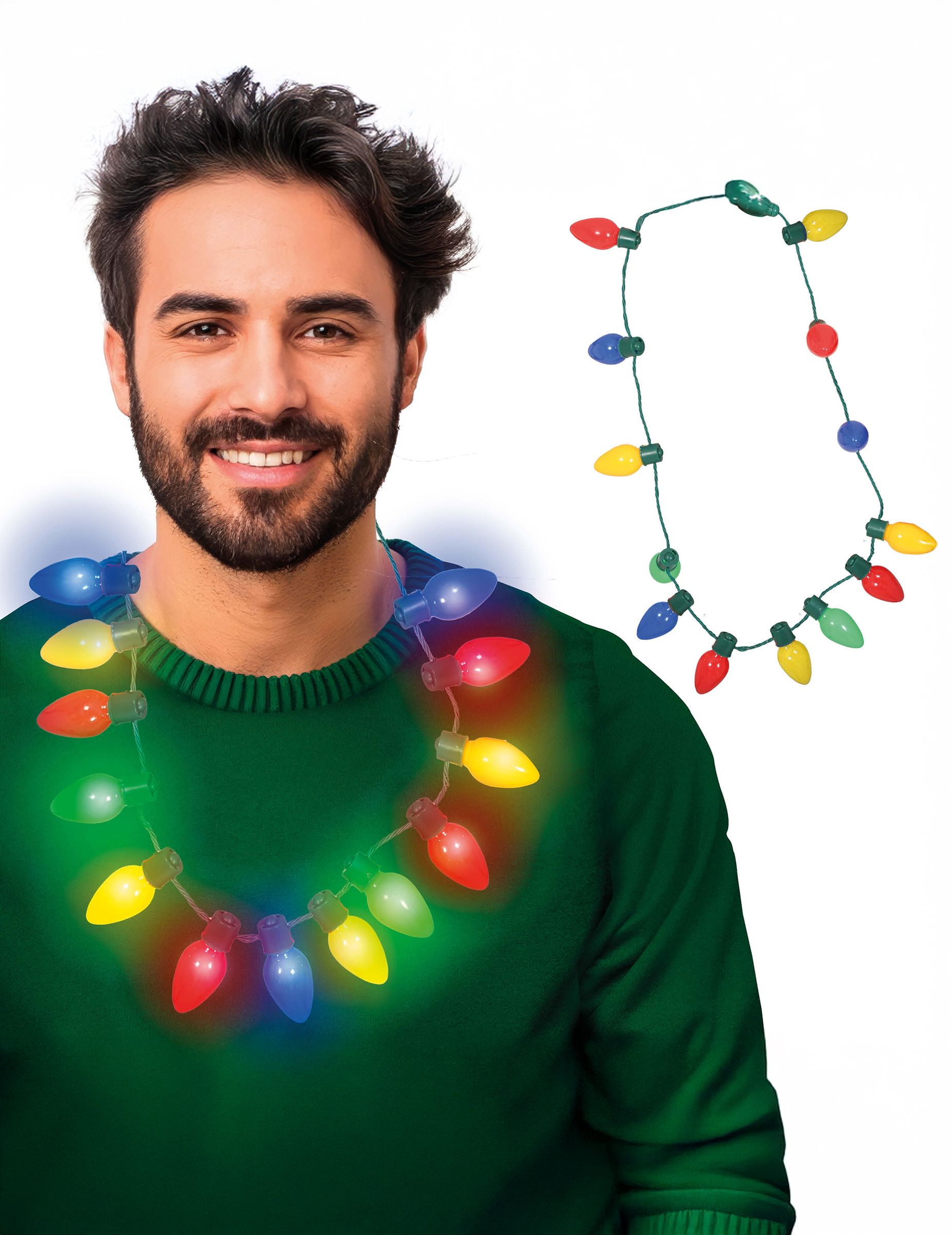Collier guirlande de Noël lumineuse