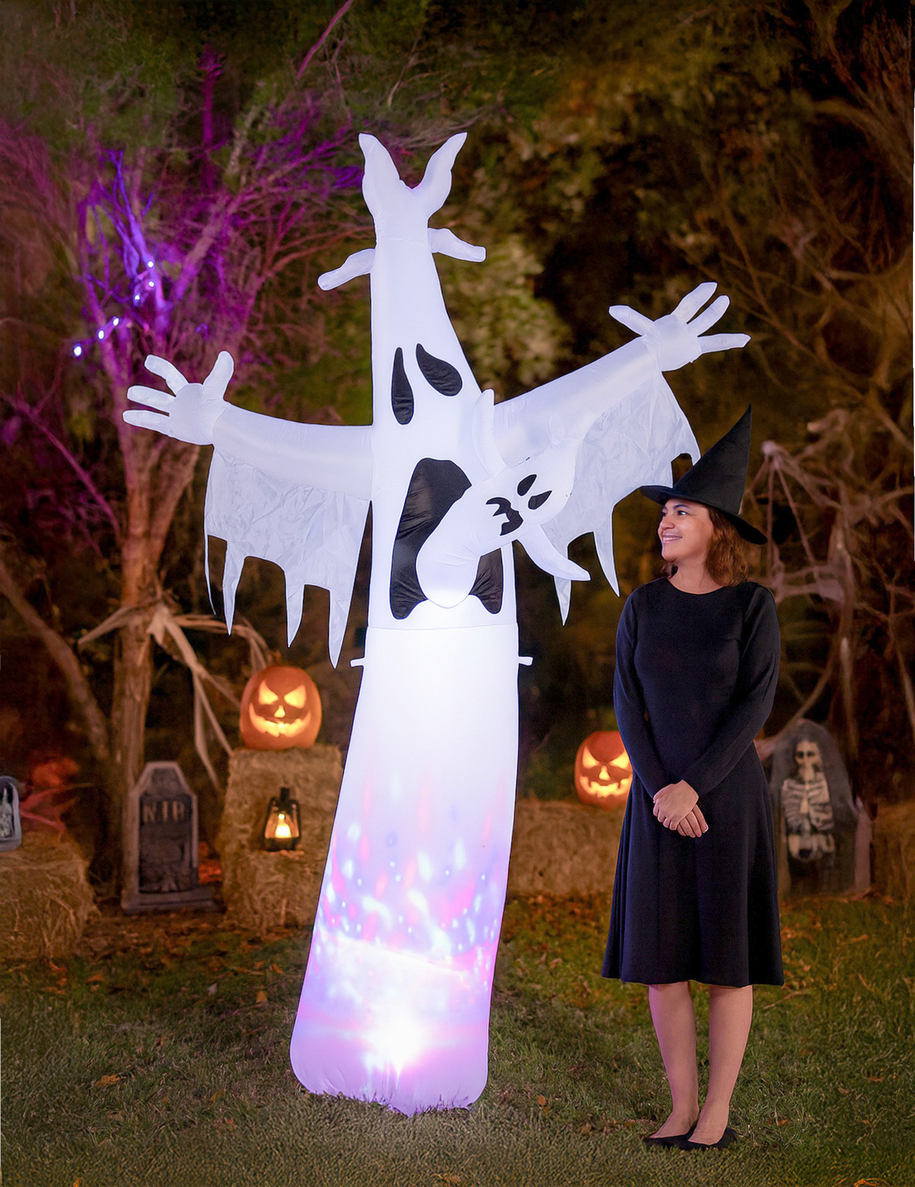 Décoration Gonflable Fantôme Hurlant 245 cm