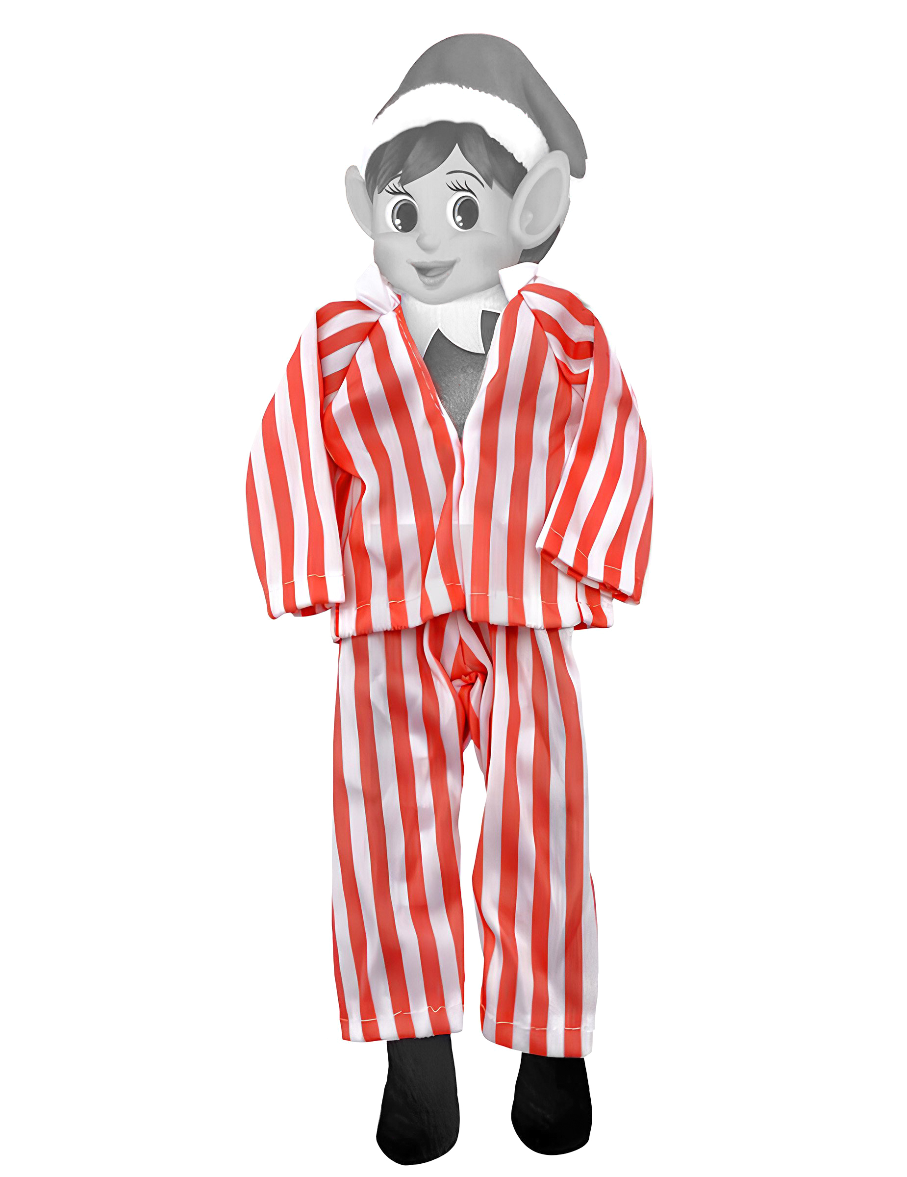 Pyjama rouge pour poupée lutin farceur