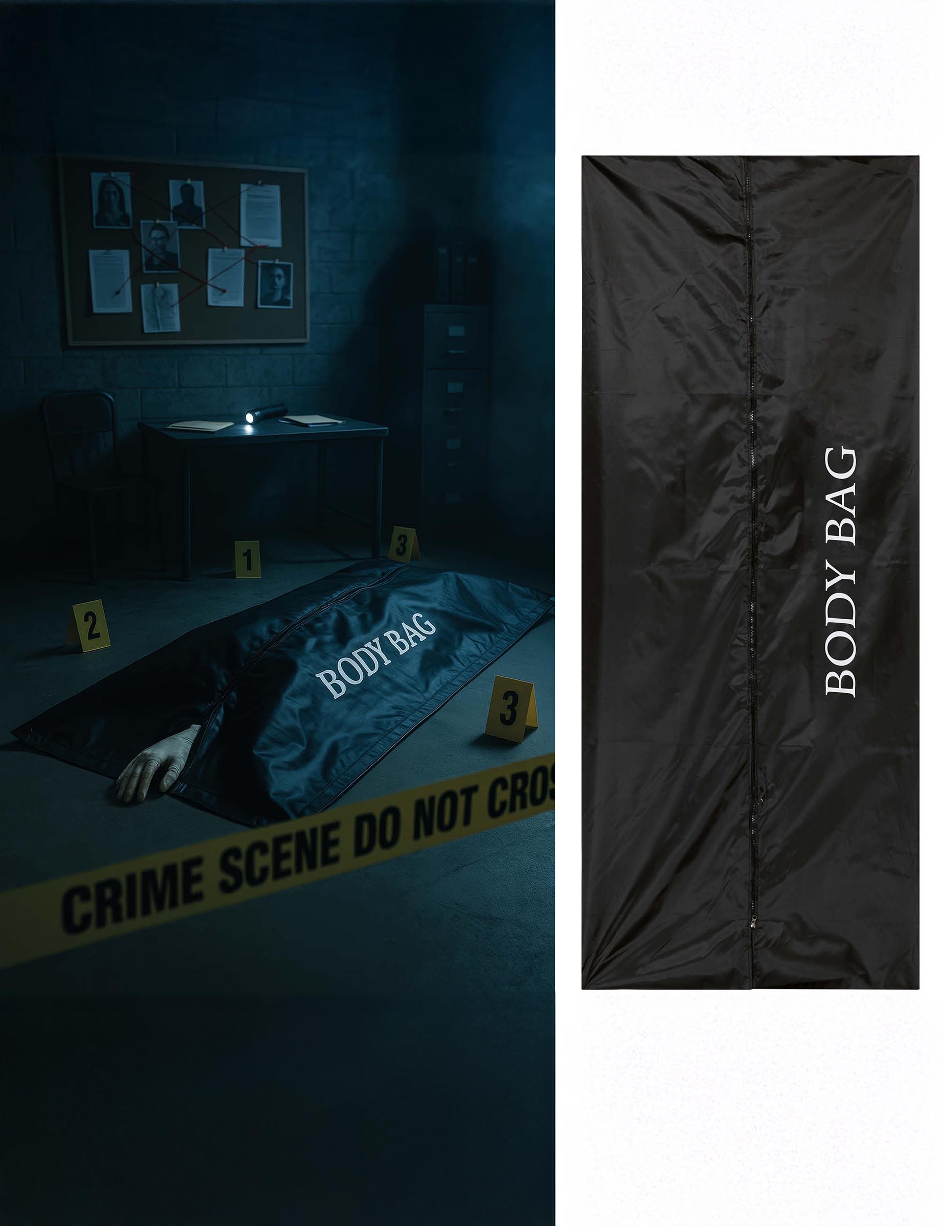 Sac mortuaire 18 x 70 cm
