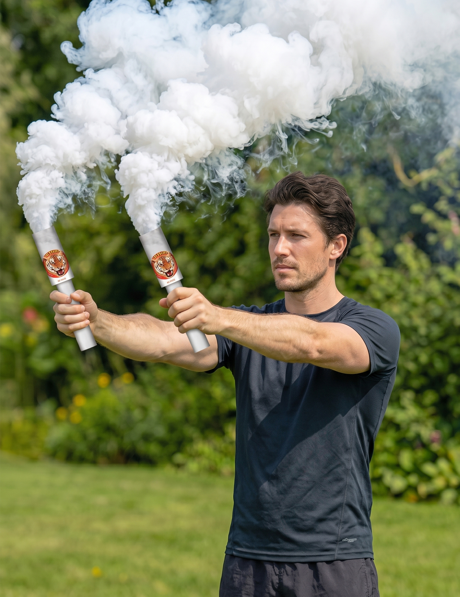 2 Fumigènes à main blancs 45 secondes