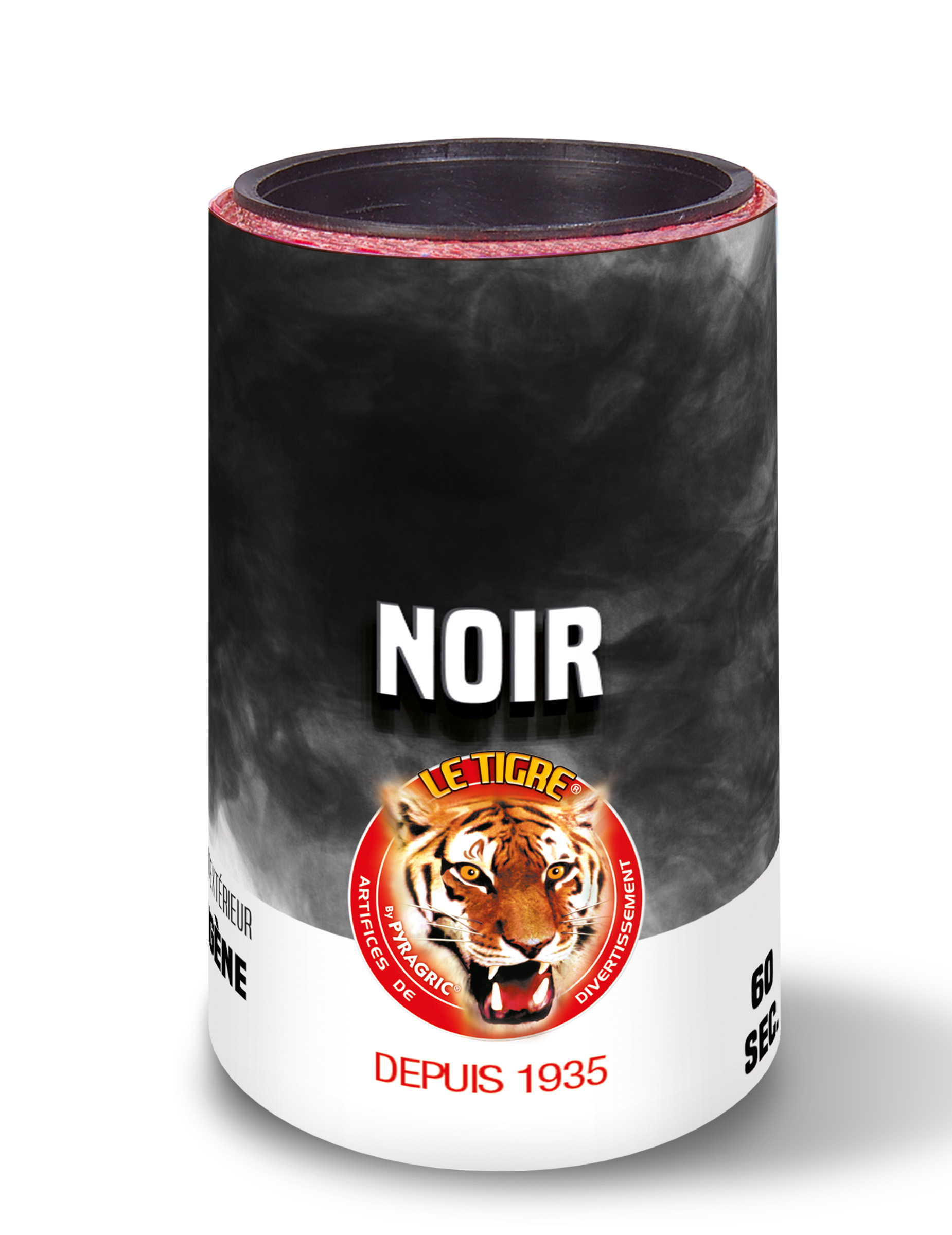 Fumigène en pot noir 45 secondes