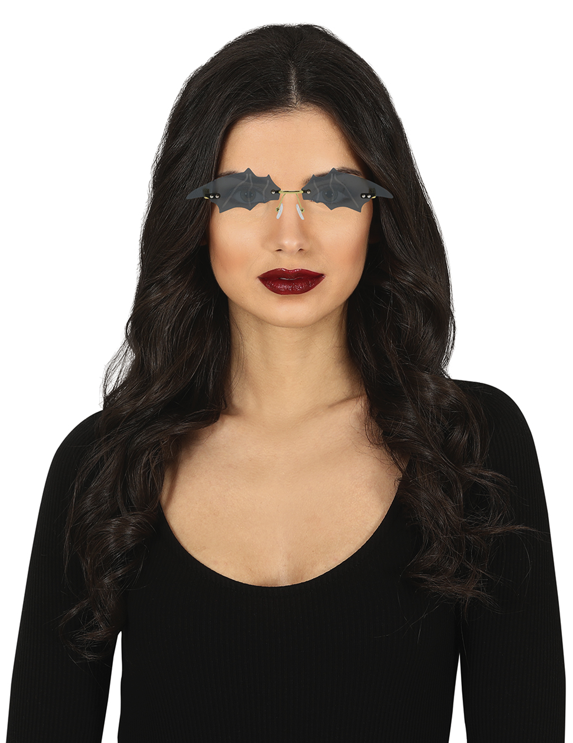 Lunettes chauve-souris noires adulte
