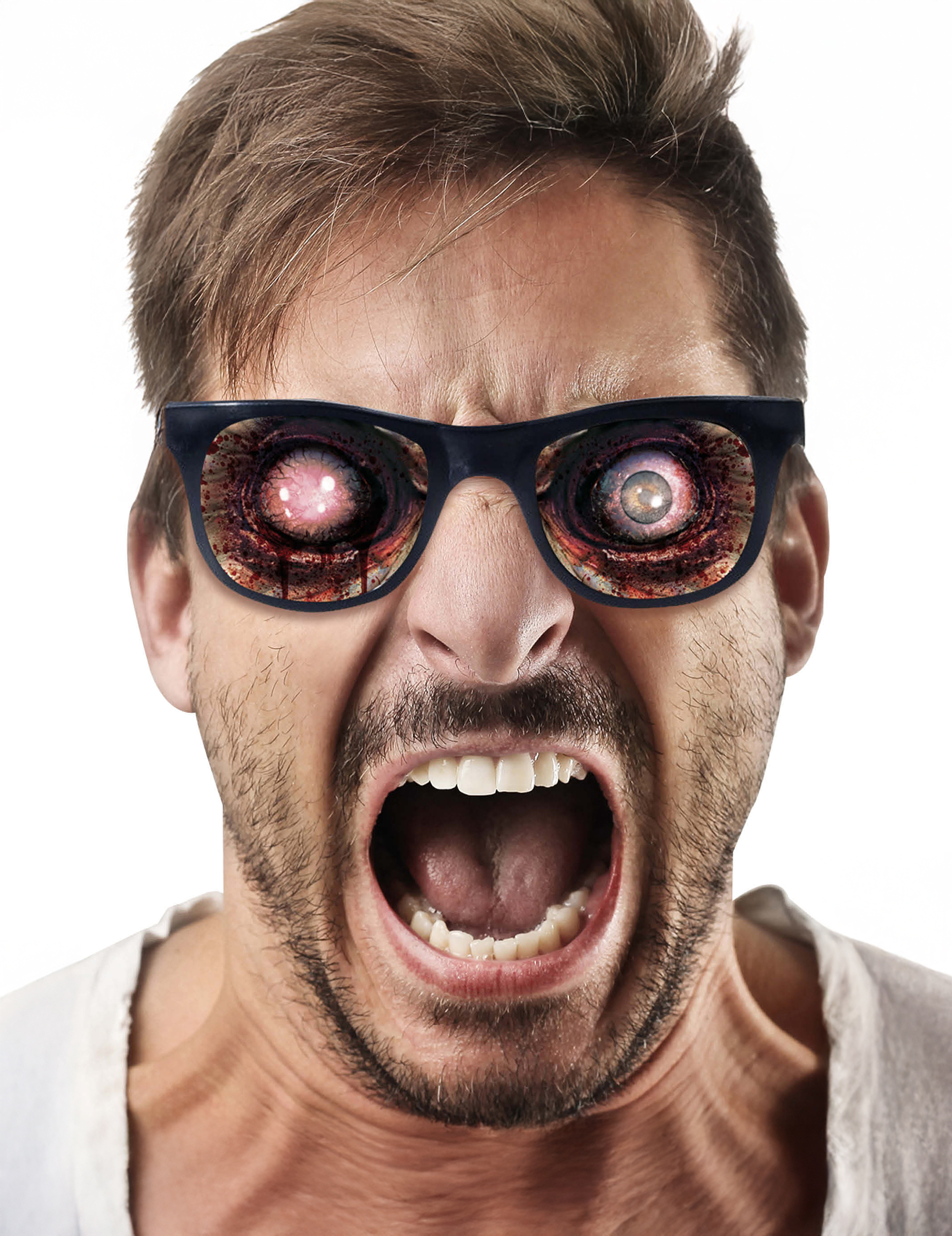Lunettes yeux de zombie adulte