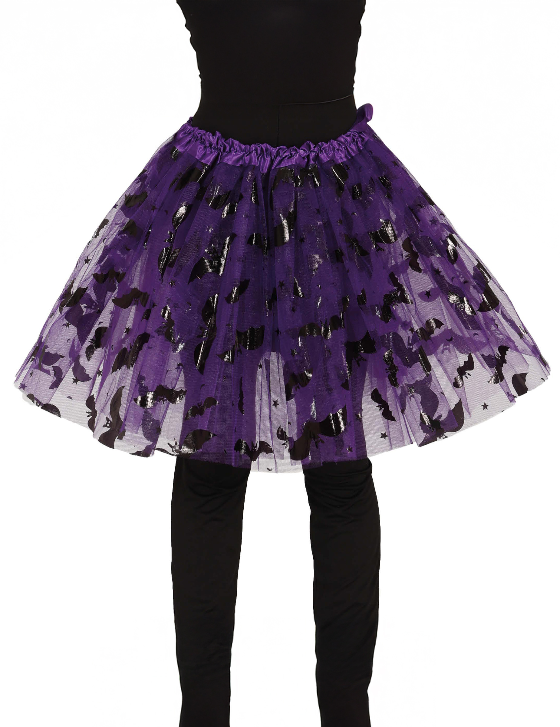 Tutu chauve-souris violet fille