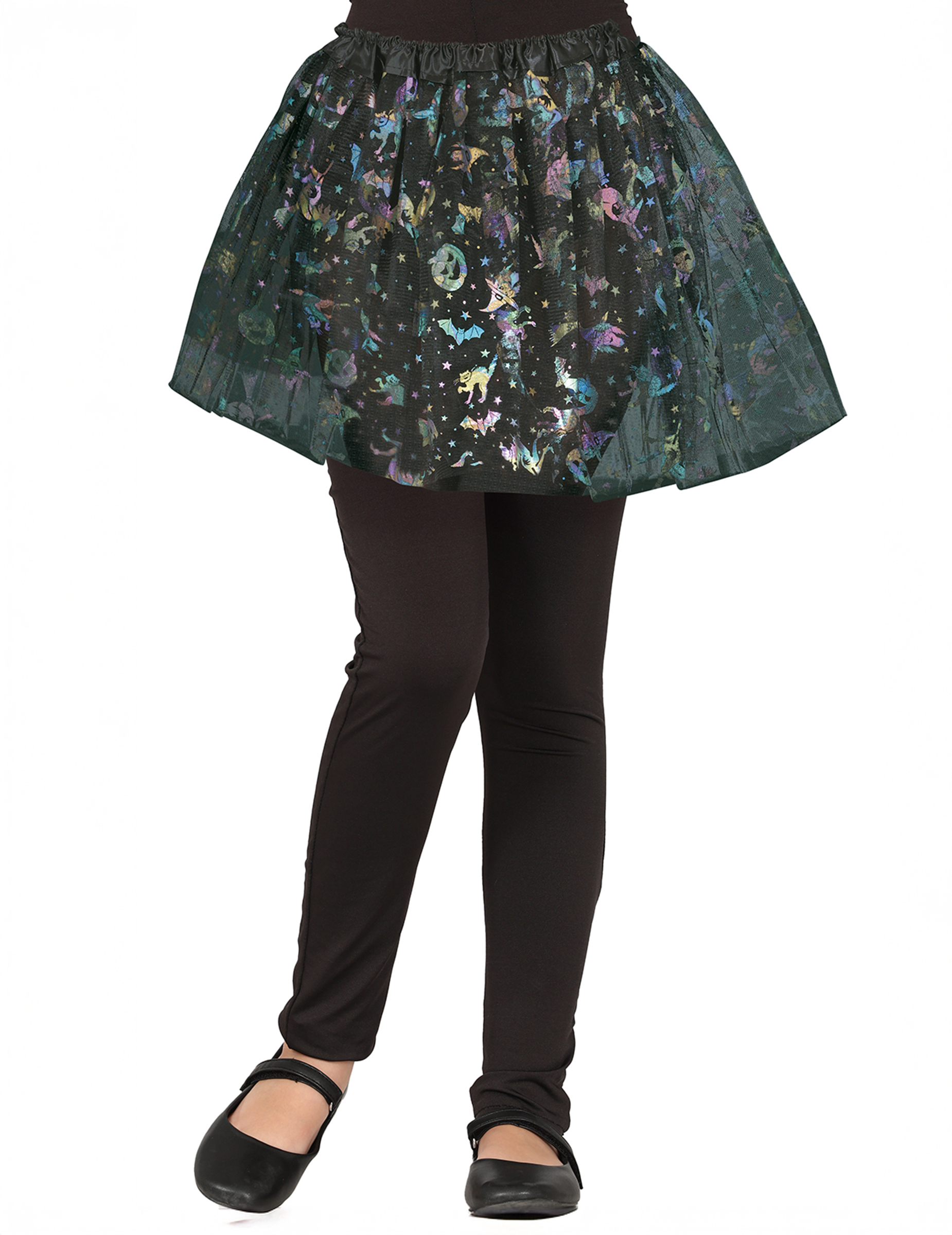 Tutu à motifs Halloween multicolores fille