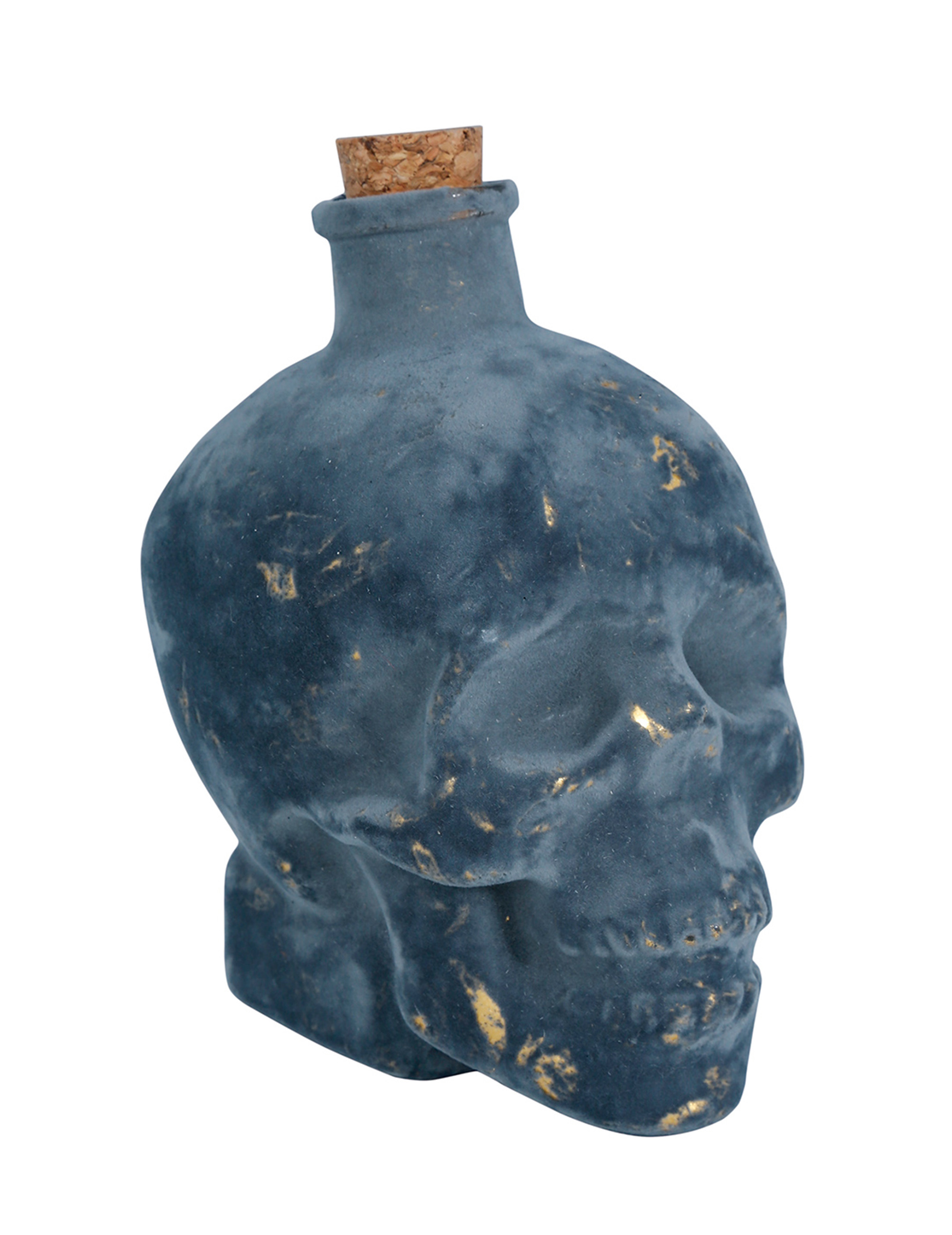 Bouteille tête de mort 13 cm