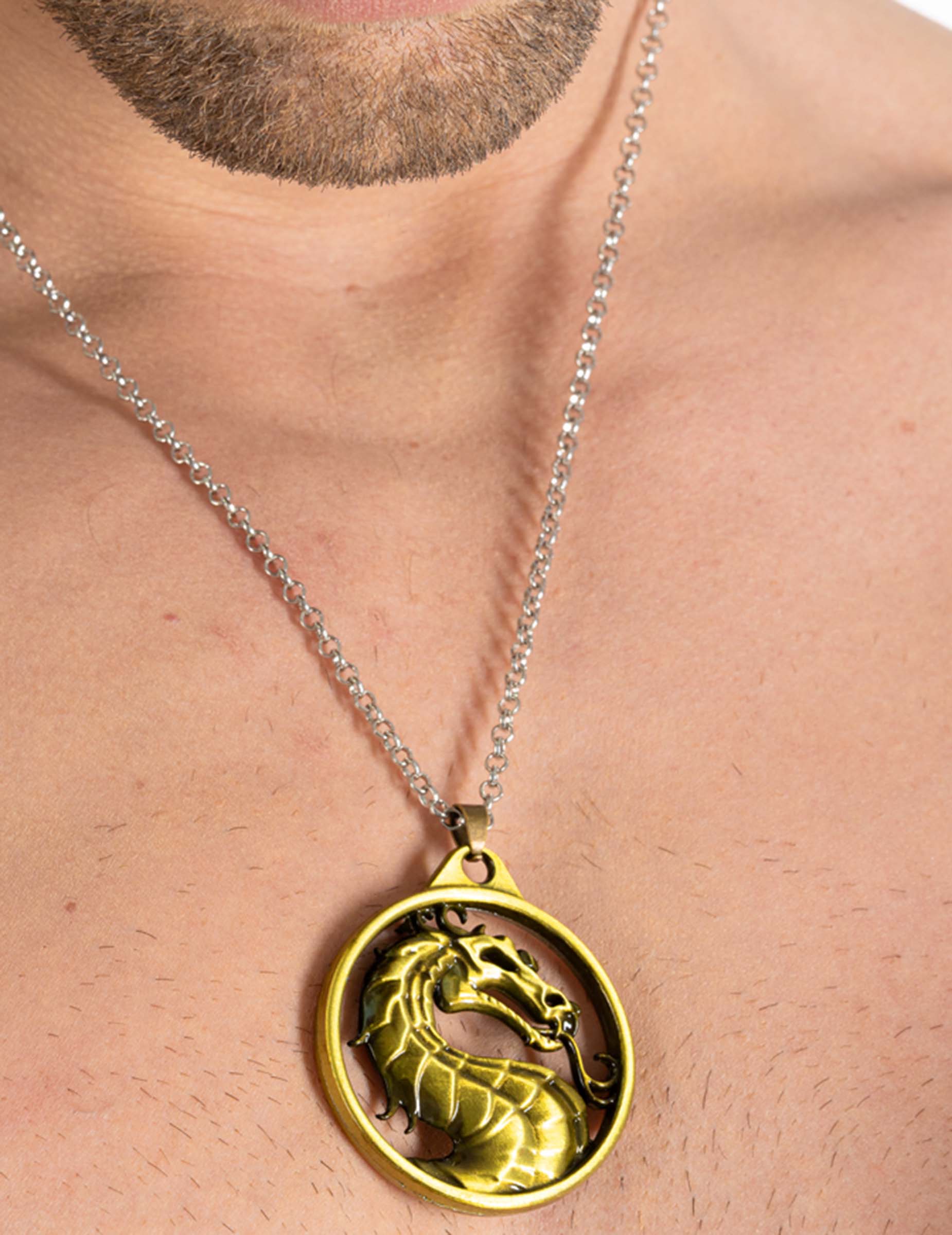 Collier Mortal Dragon bronze