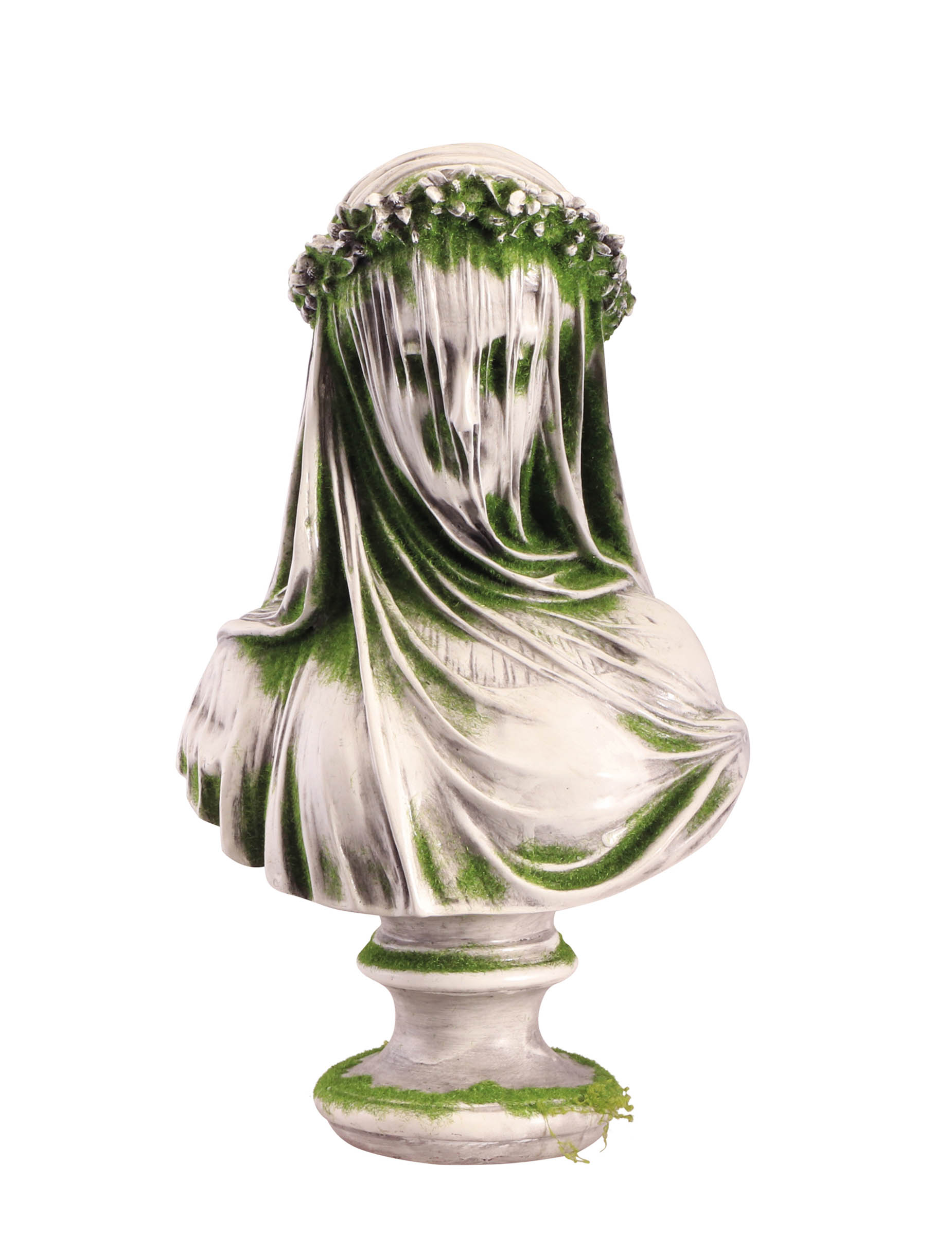 Buste de femme fantôme en résine 34 cm