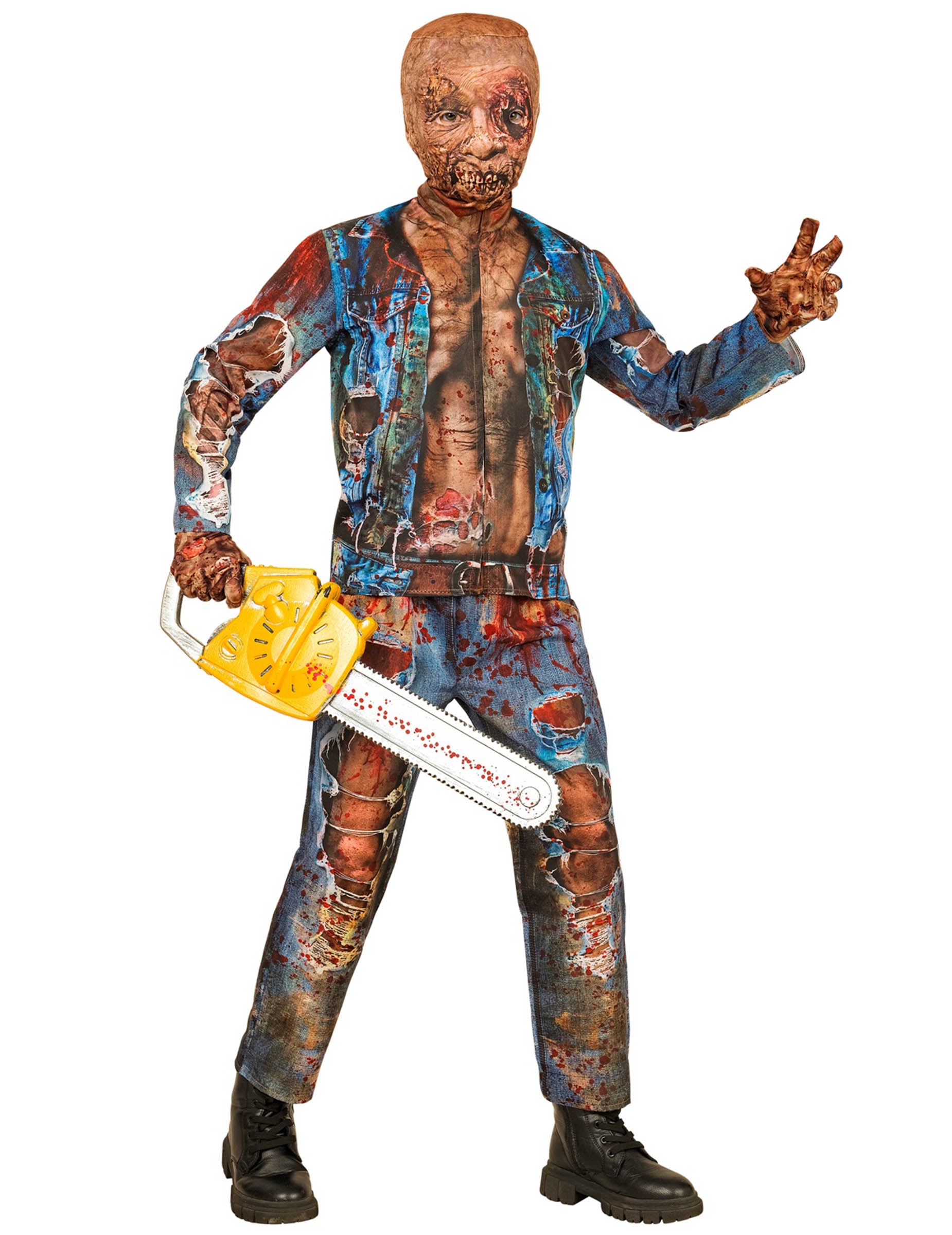 Déguisement intégral zombie enfant