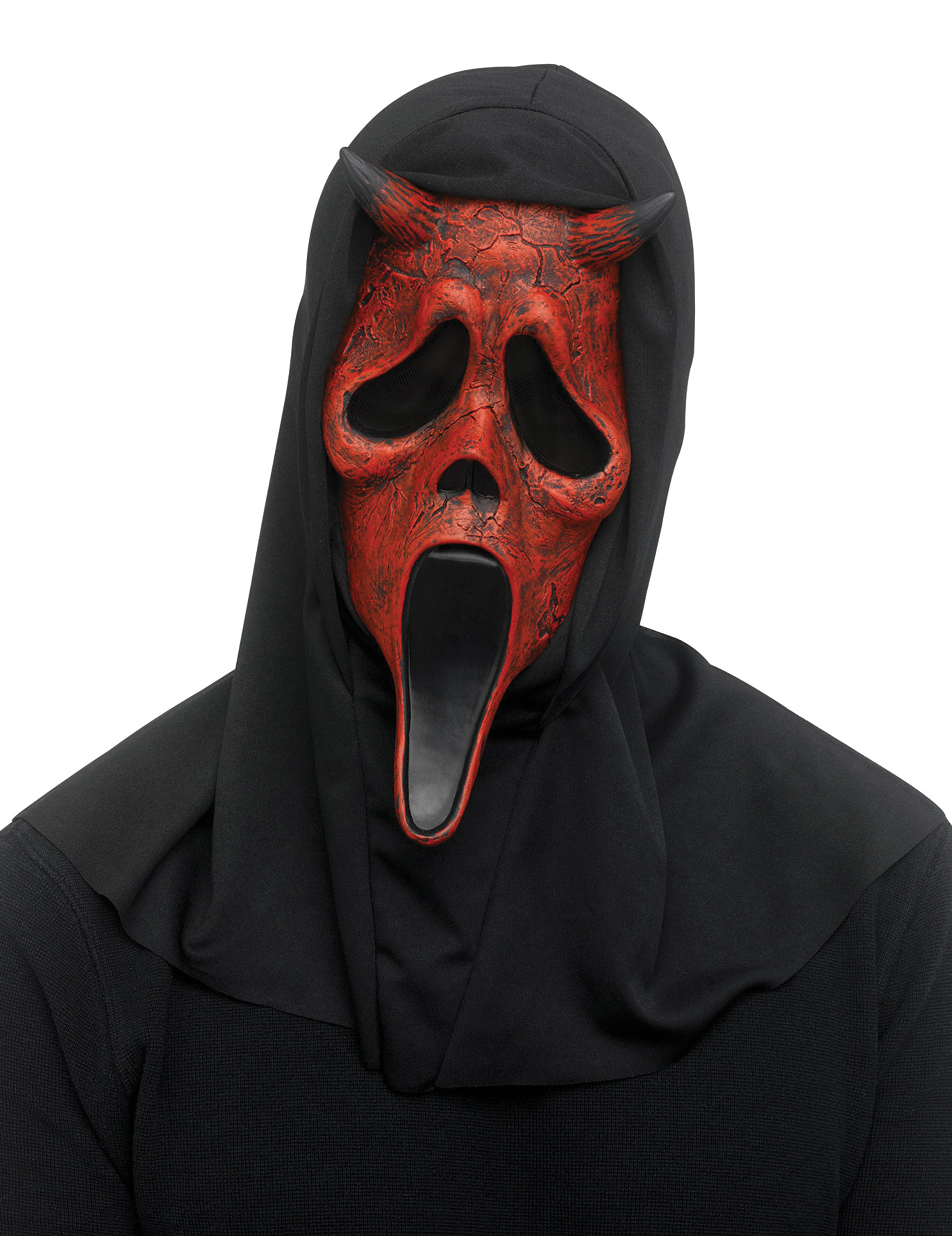 Masque Scream diable rouge adulte