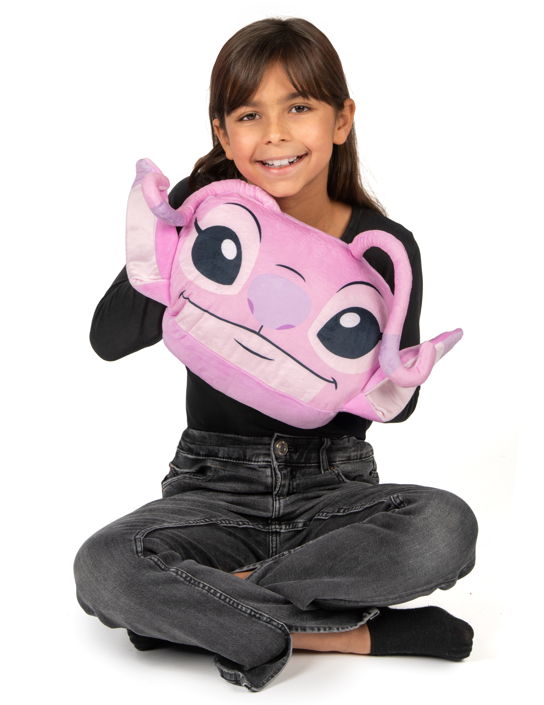 Coussin Cocooning en Forme de tête Angel Lilo & Stitch
