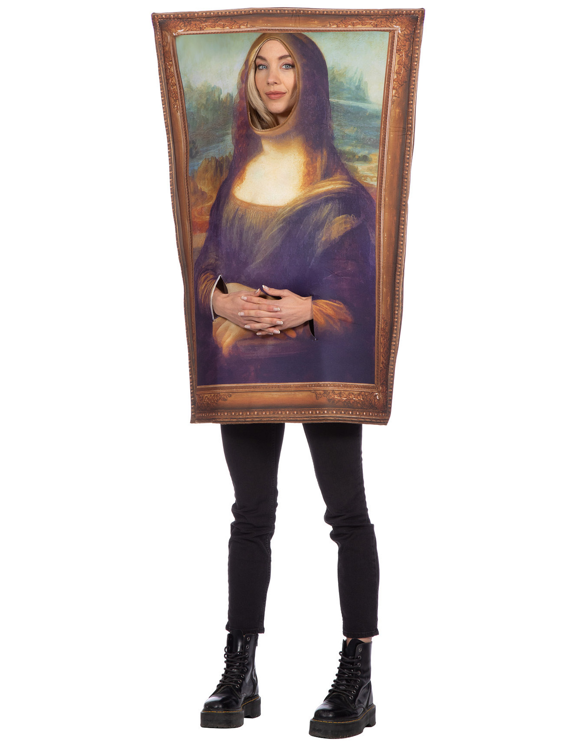 Déguisement tableau Mona Lisa adulte