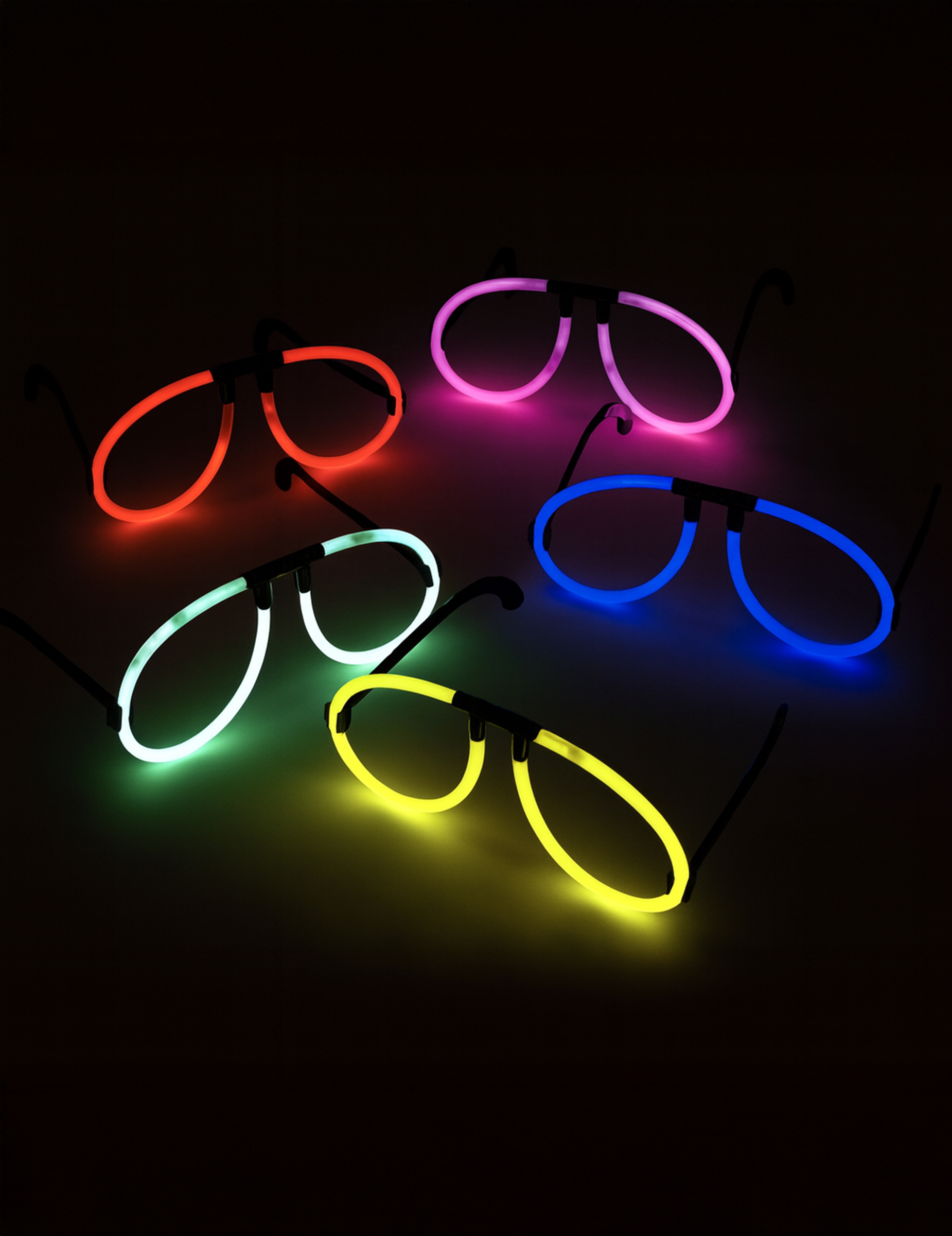 Lunettes phosphorescentes fluo