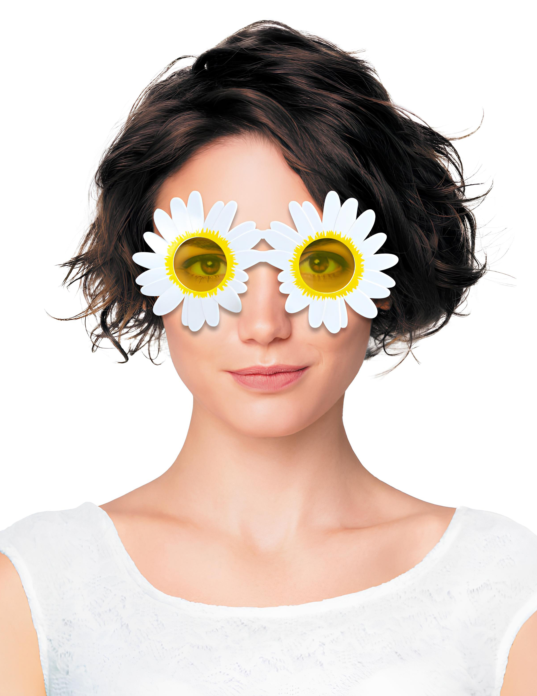 Lunettes fleurs marguerites adulte