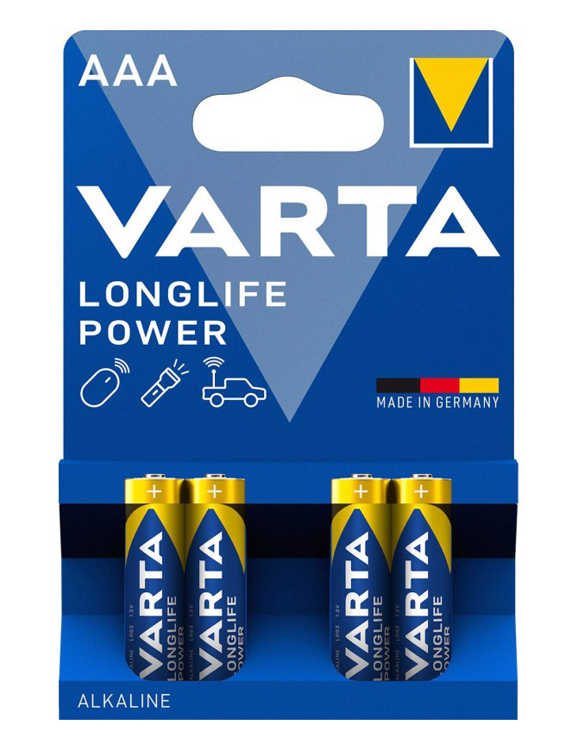 4 Piles LONGLIFE POWER LR03/AAA