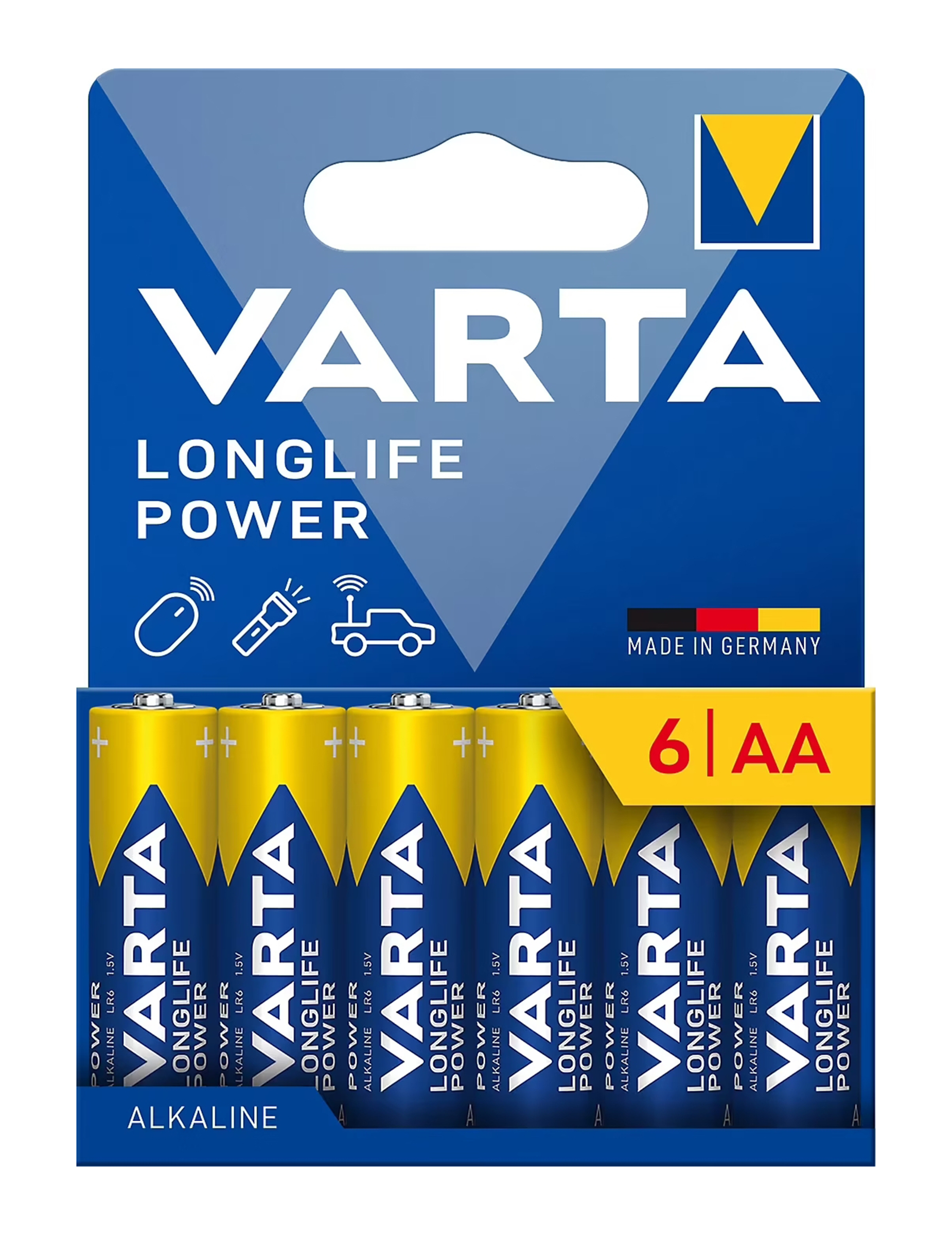 6 Piles LONGLIFE POWER LR06/AA