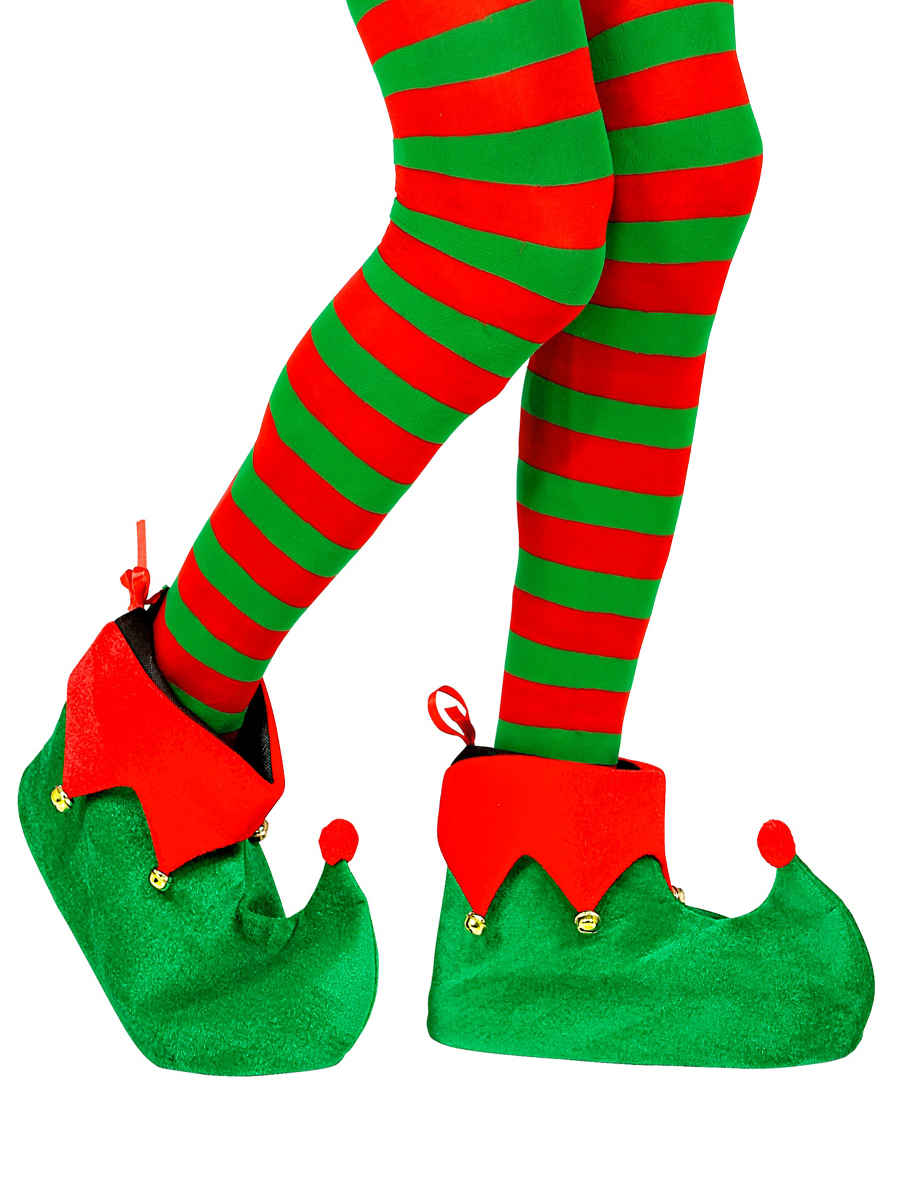 Sur-chaussures de lutin de Noël adulte