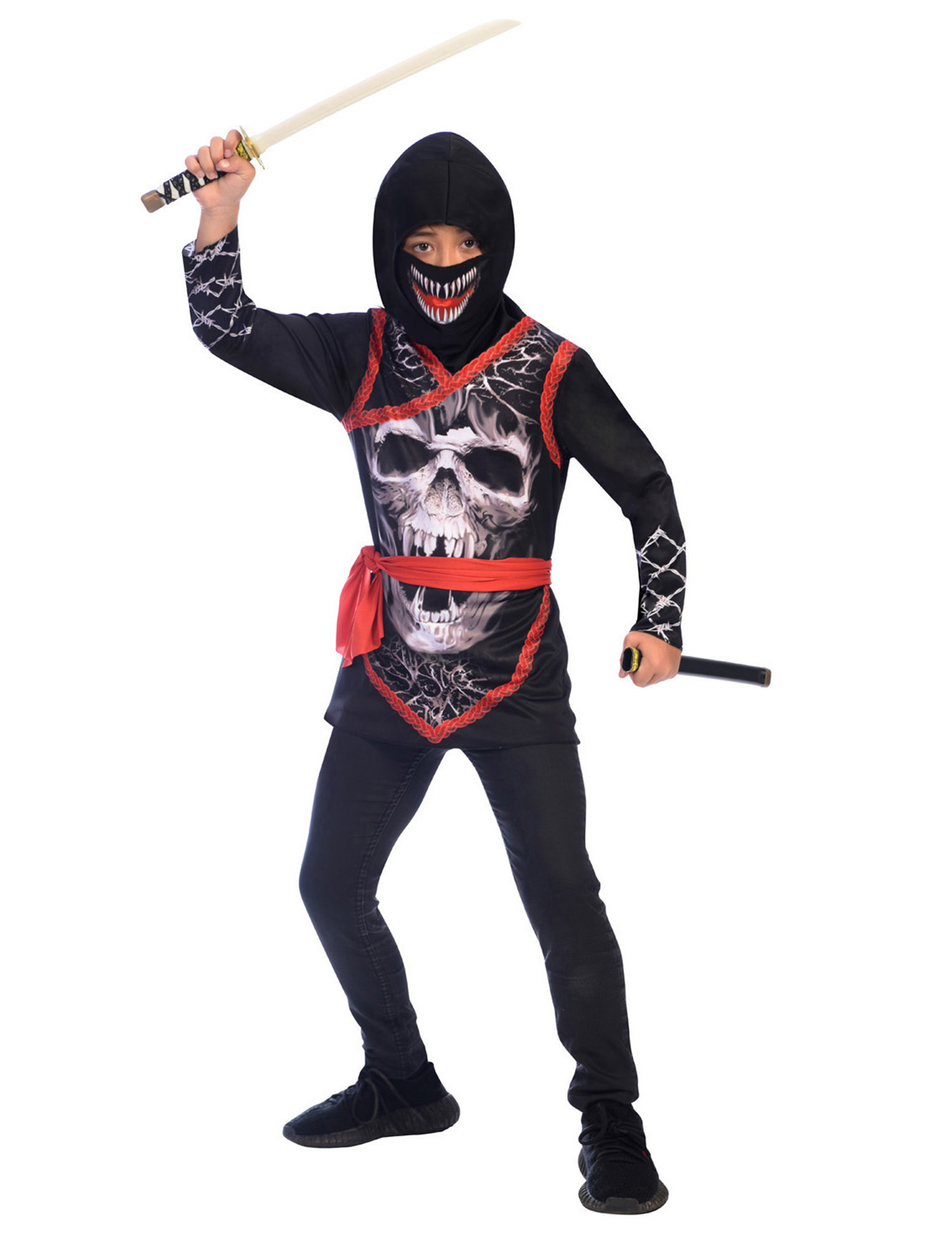 Déguisement Ninja Tête de mort enfant