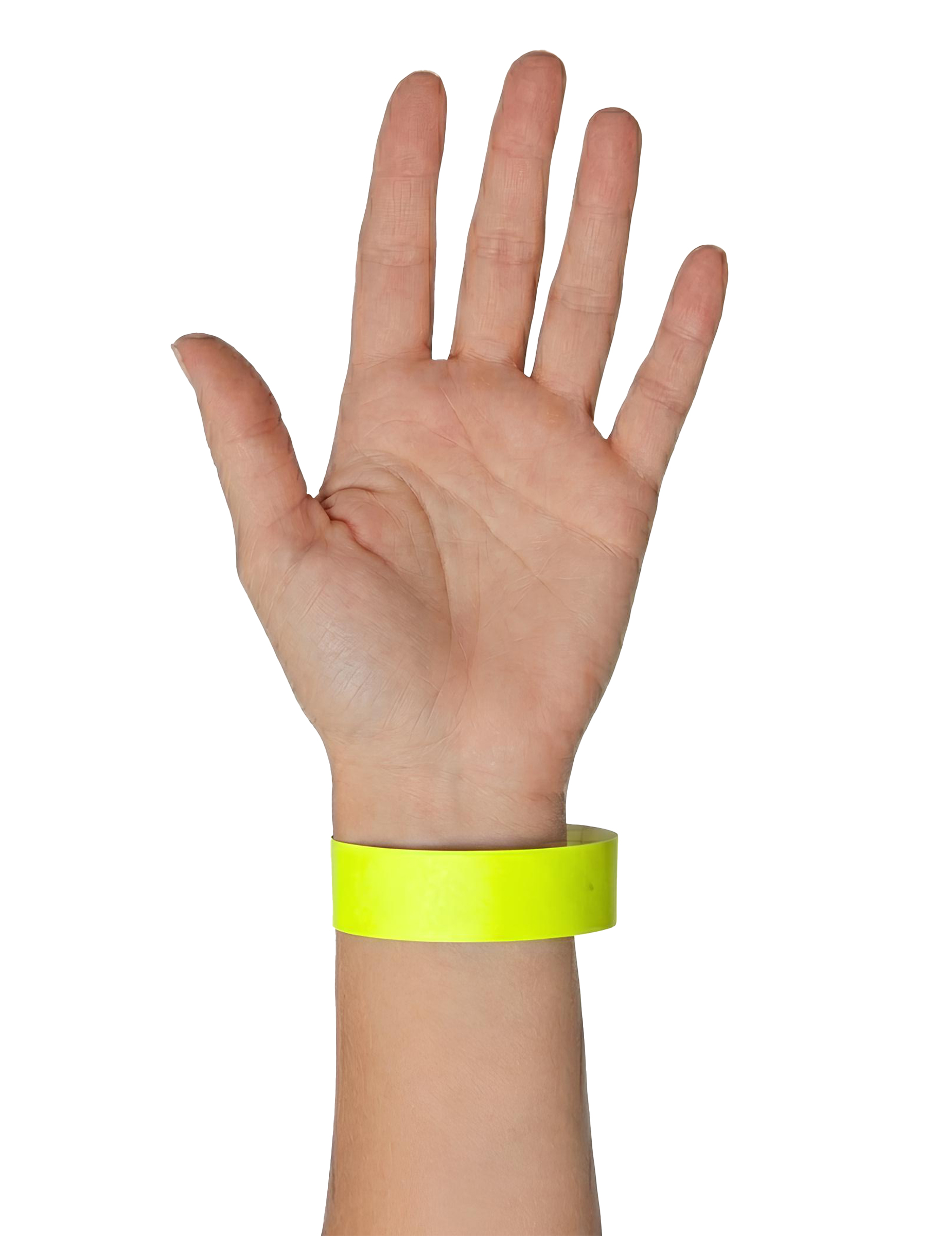 Lot 50 bracelets évènementiels jaunes