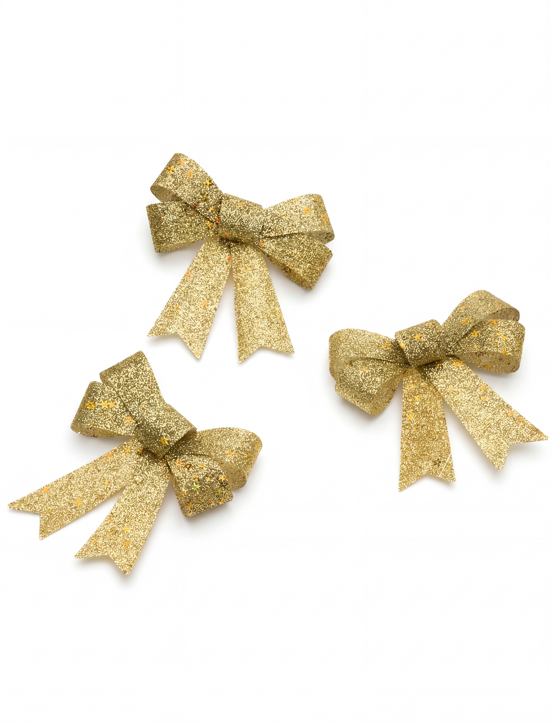 3 N uds à paillettes dorés 10 x 13 cm